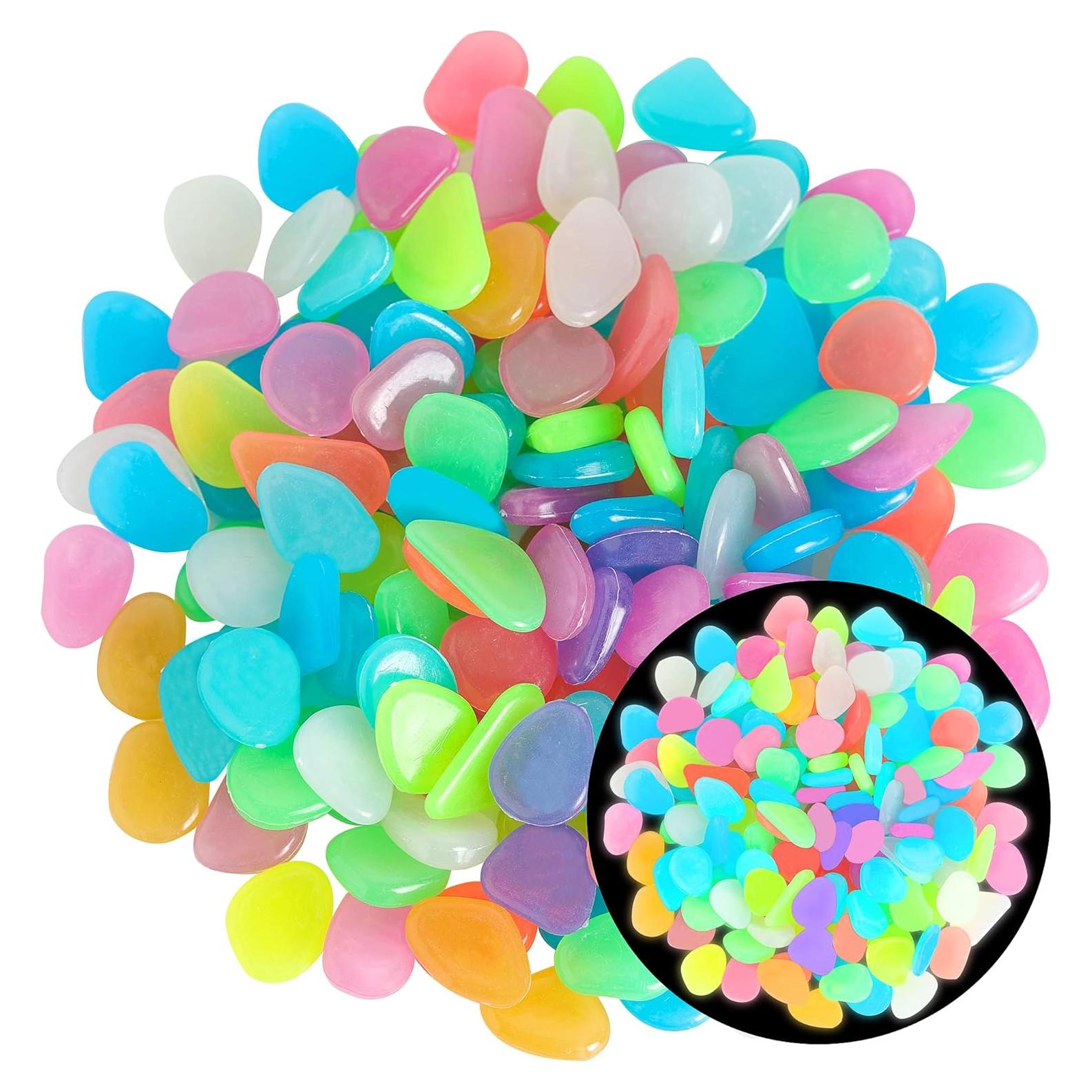 150 Piedras Luminiscentes Multicolor OSOPOLA para Decoración