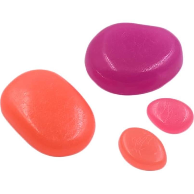 20 Piezas de Piedras Brillantes QTTLLI para Jardín 4.5cm