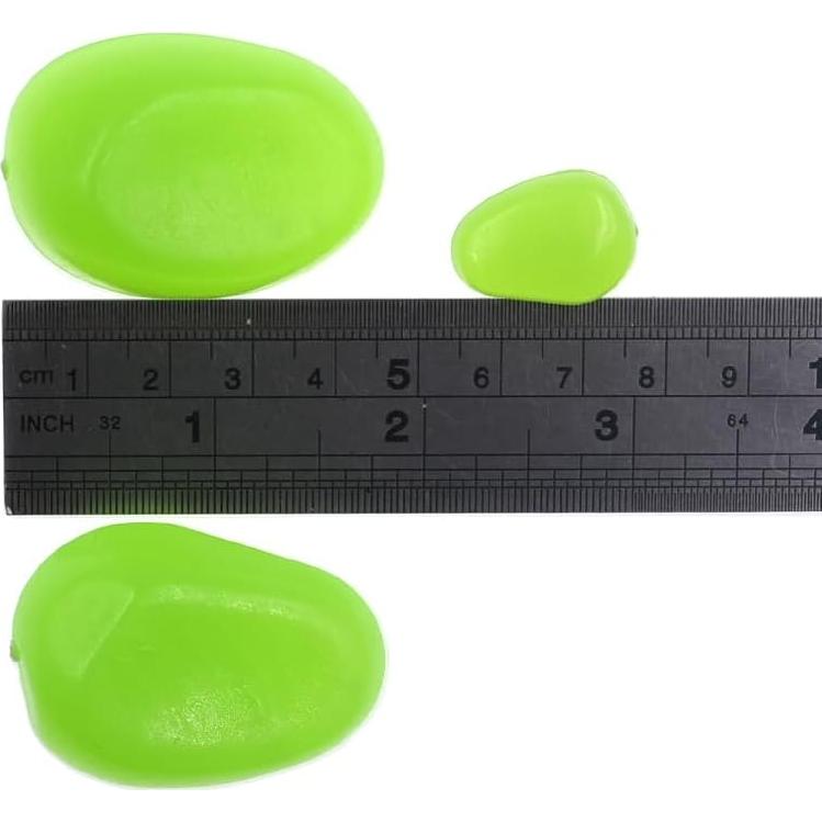 20 Piezas de Piedras Brillantes QTTLLI para Jardín 4.5cm