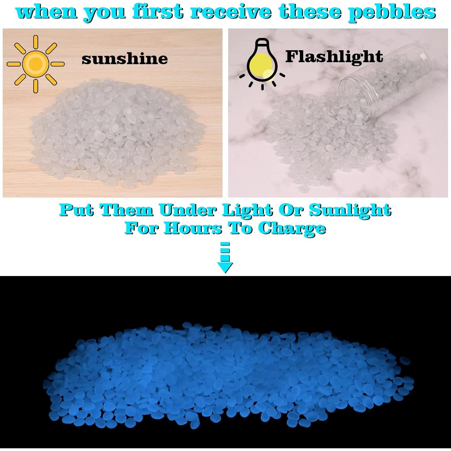 1000 Piedras Brillantes en la Oscuridad BokingOne 1.4 cm