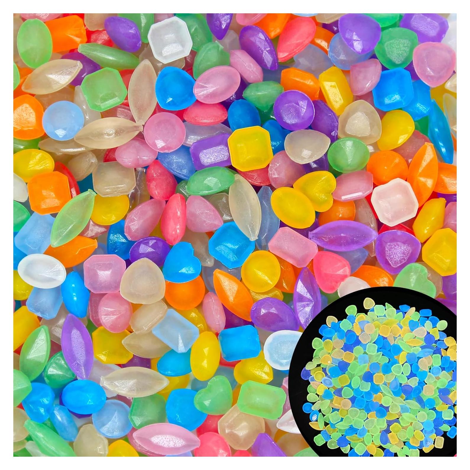 1000 Piedras Brillantes Luminosas para Jardín Kaiyuan