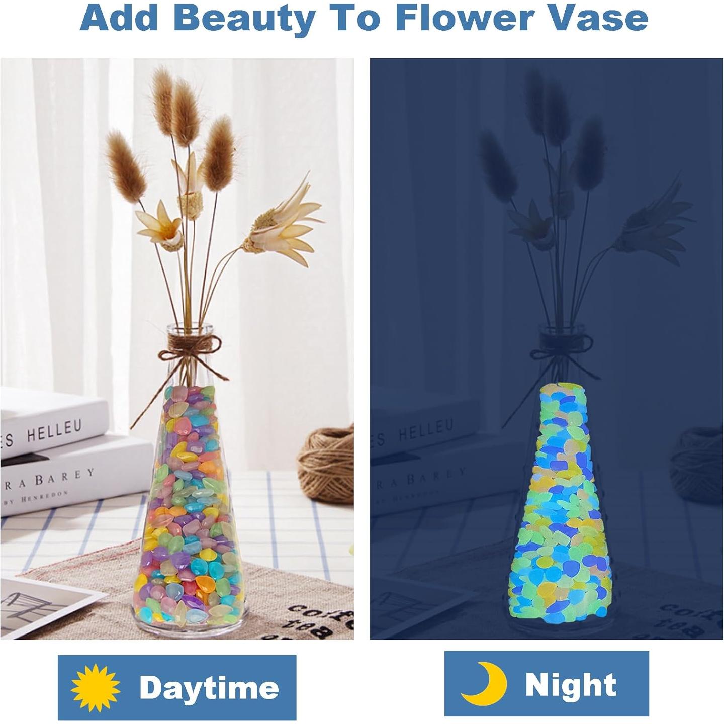 1000 Piedras Brillantes Luminosas para Jardín Kaiyuan