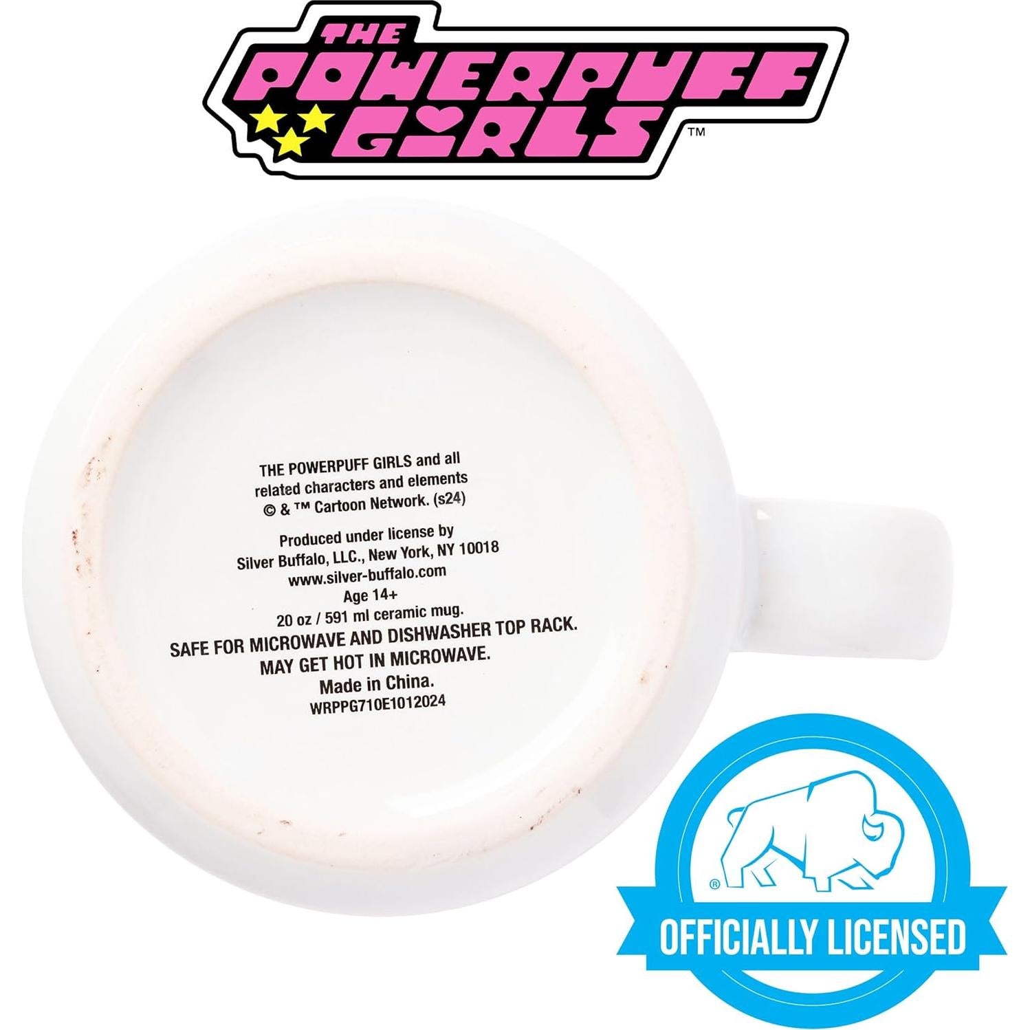 Taza Camper Cerámica Silver Buffalo Chicas Superpoderosas 591ml