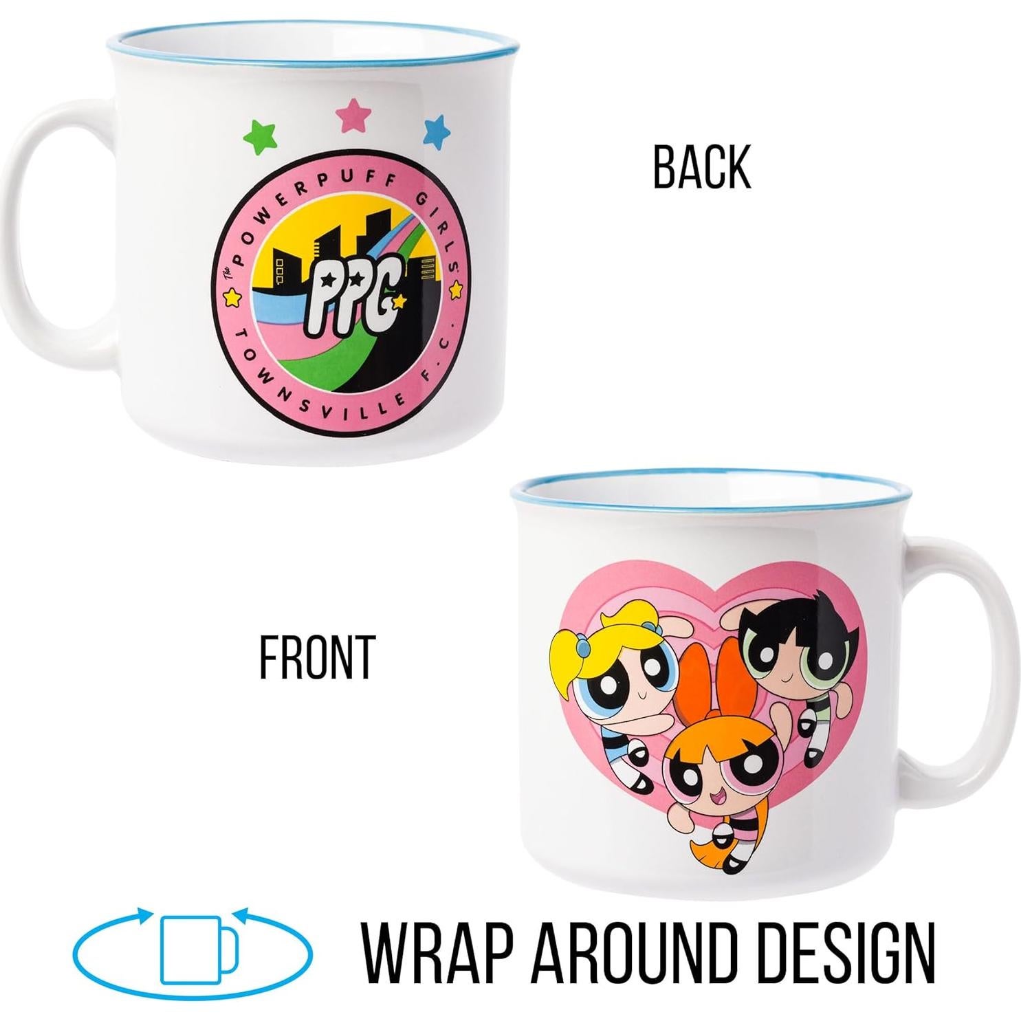 Taza Camper Cerámica Silver Buffalo Chicas Superpoderosas 591ml