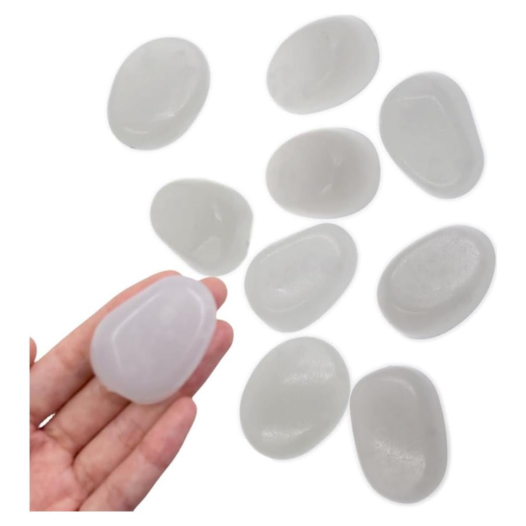 Piedras Brillantes Grandes QTTLLI 10Pcs para Jardín 14.1cm