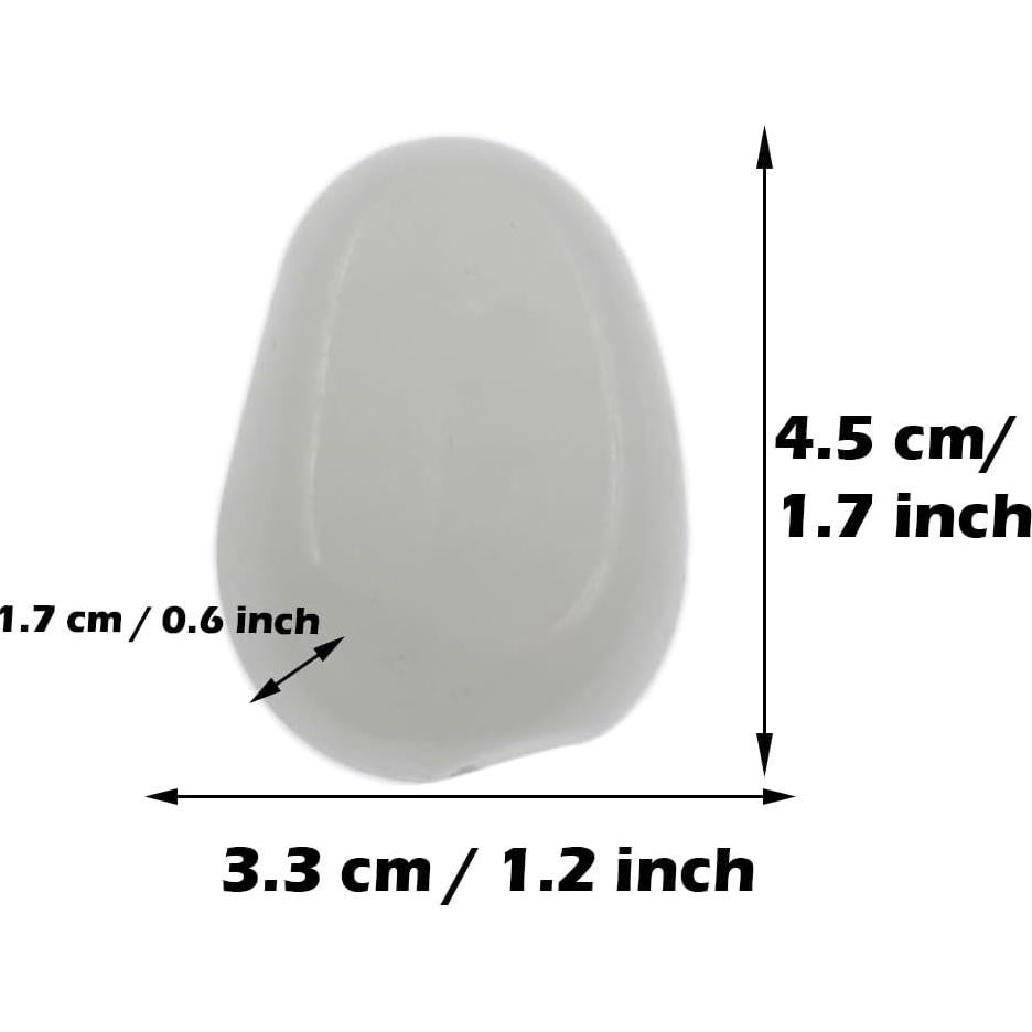 Piedras Brillantes Grandes QTTLLI 10Pcs para Jardín 14.1cm