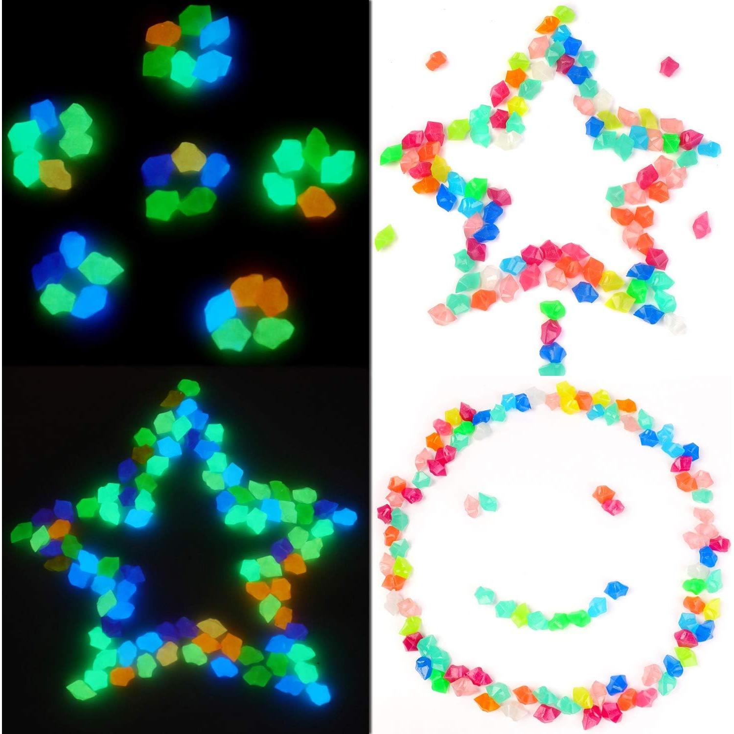 Piedras Brillantes para Acuarios Oubest 300Pc 1.4cm Decoración