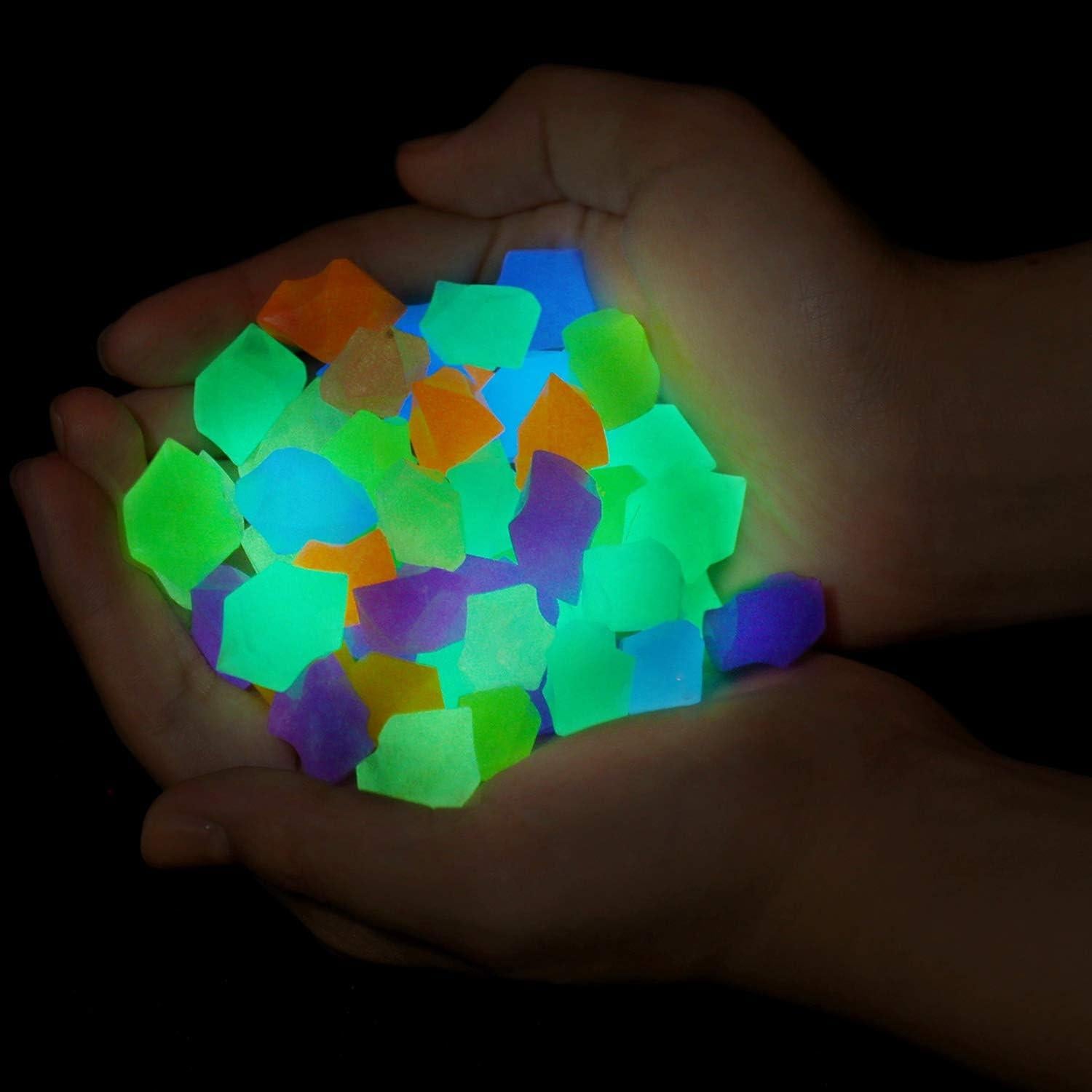 Piedras Brillantes para Acuarios Oubest 300Pc 1.4cm Decoración