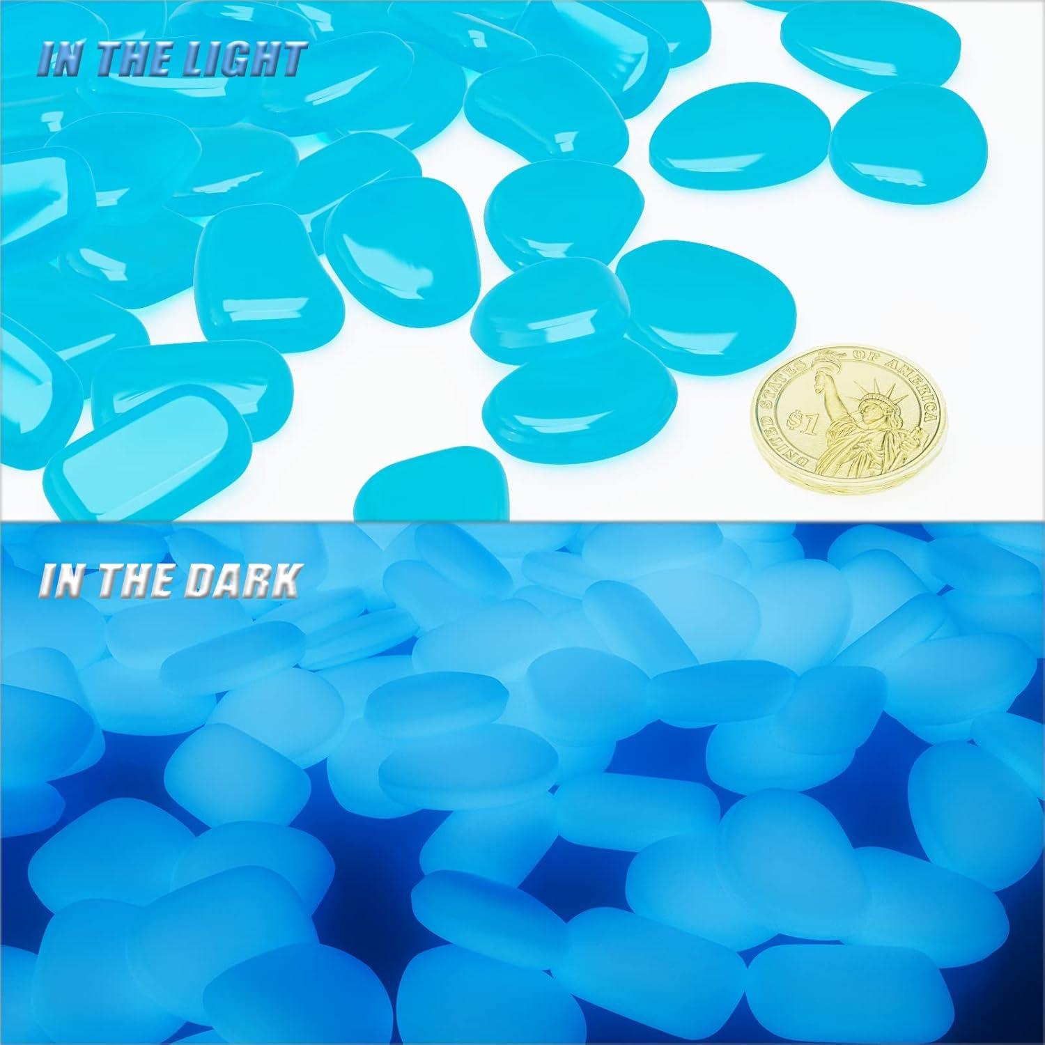 Piedras Luminosas que Brillan en la Oscuridad - Decoración Jardín - 0.2 kg