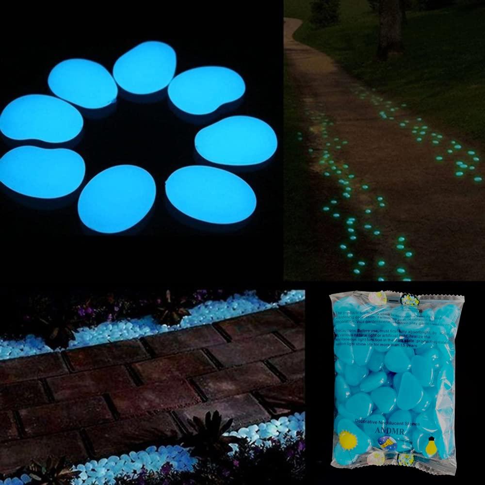 Piedras Luminosas que Brillan en la Oscuridad - Decoración Jardín - 0.2 kg