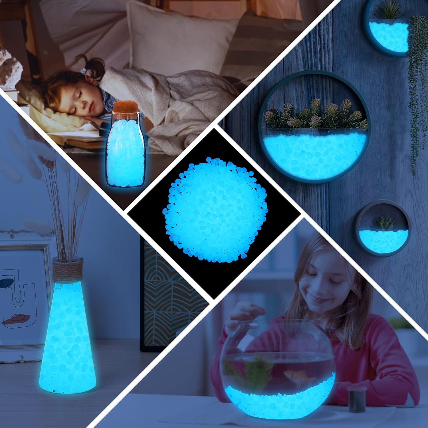 600 Piedras Luminiscentes Decorativas Dinastía Kaiyuan Blancas