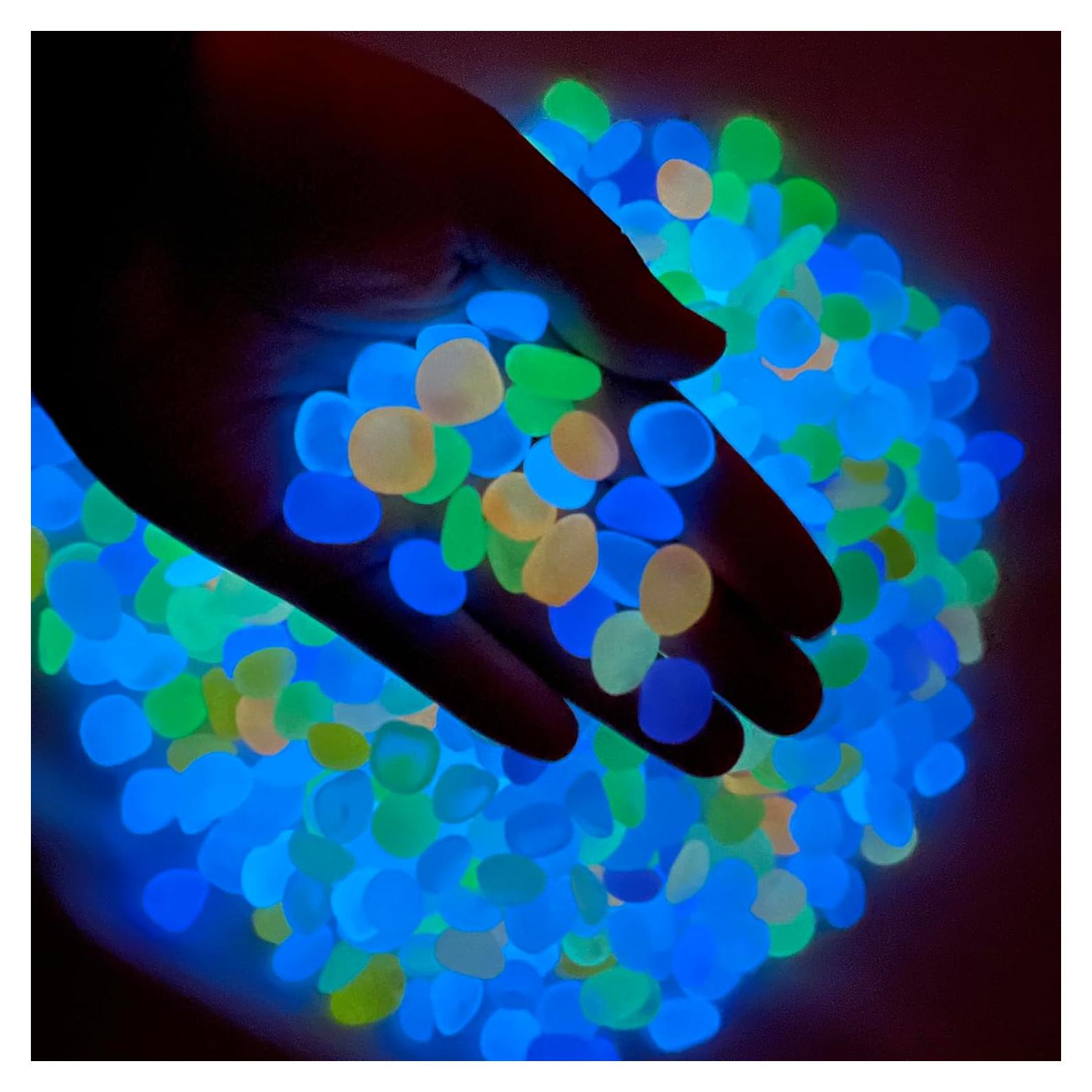 Rocas Brillantes en la Oscuridad Seetooogames - 500 Piezas para Jardín y Acuario