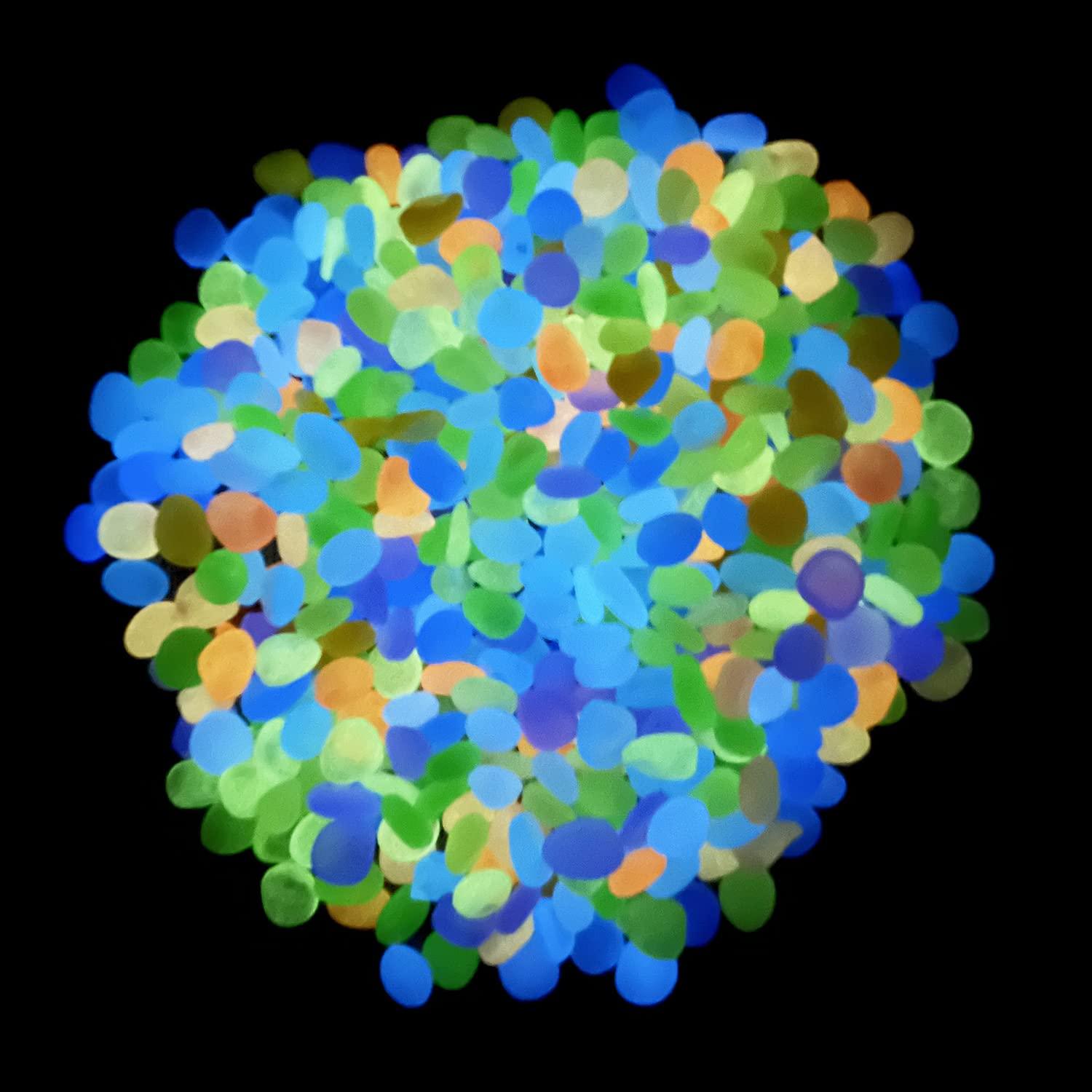 Rocas Brillantes en la Oscuridad Seetooogames - 500 Piezas para Jardín y Acuario