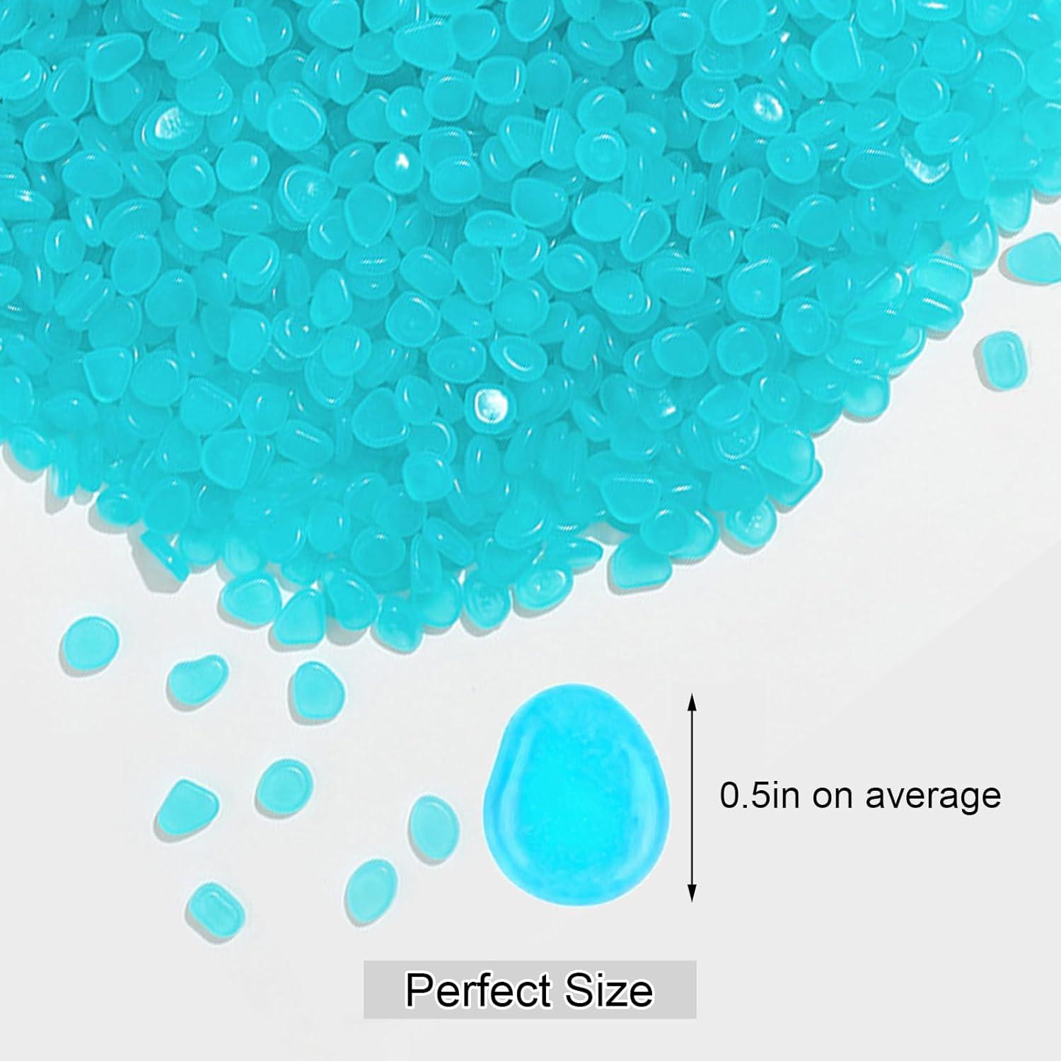 100 Piedras Brillantes Luminiscentes para Jardín Mzekgxm