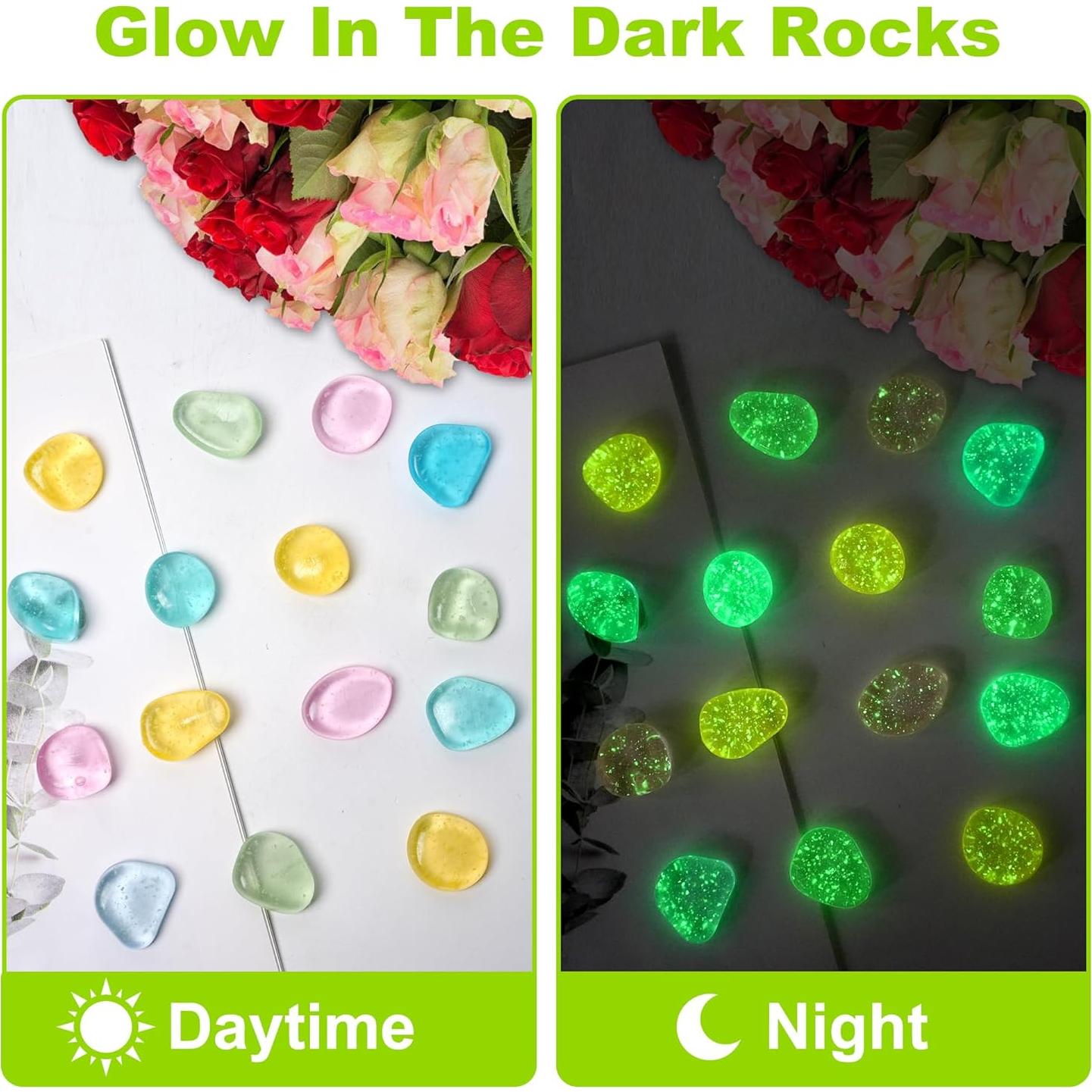 200 Piedras Brillantes Luminiscentes para Jardín - Dinastía Kaiyuan