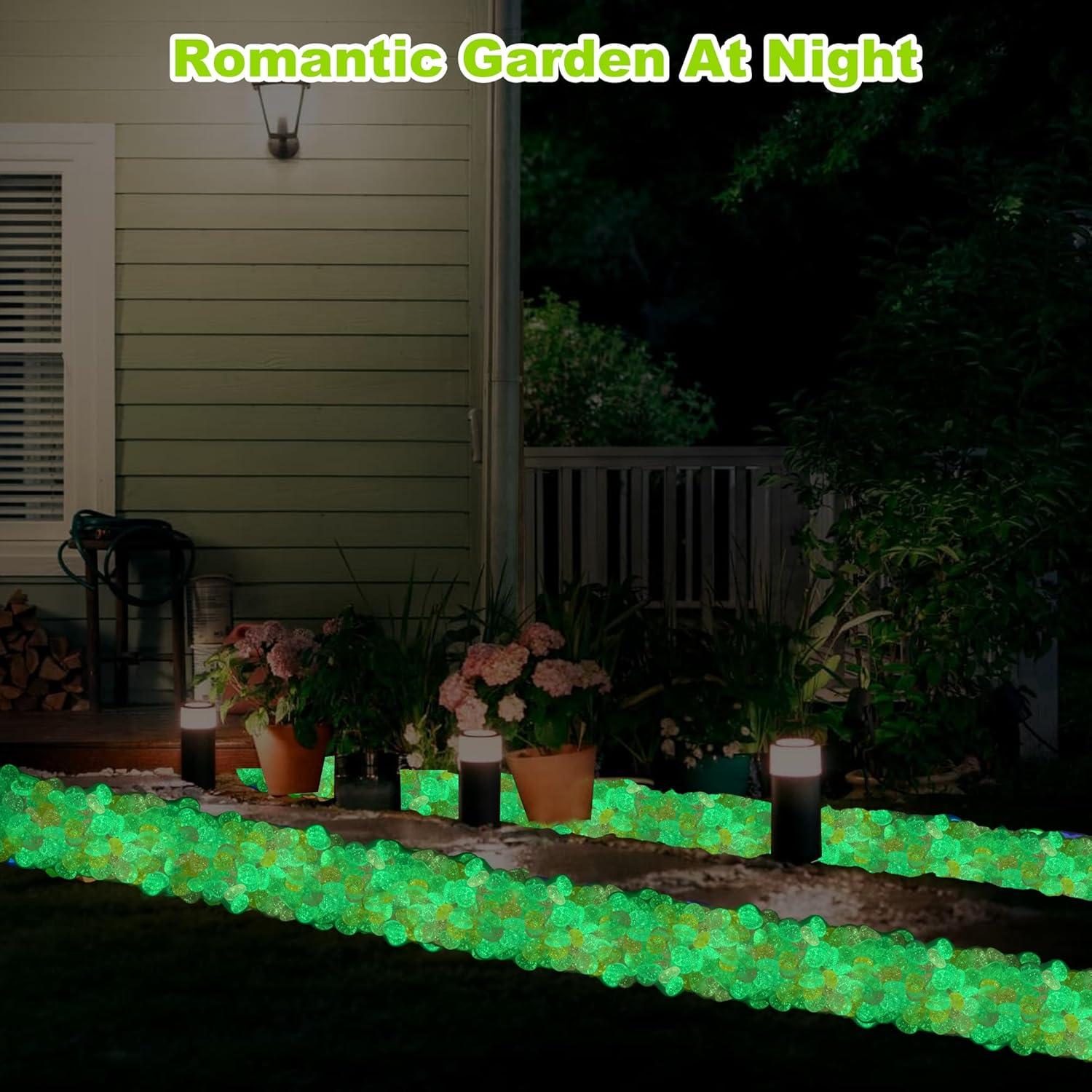 200 Piedras Brillantes Luminiscentes para Jardín - Dinastía Kaiyuan