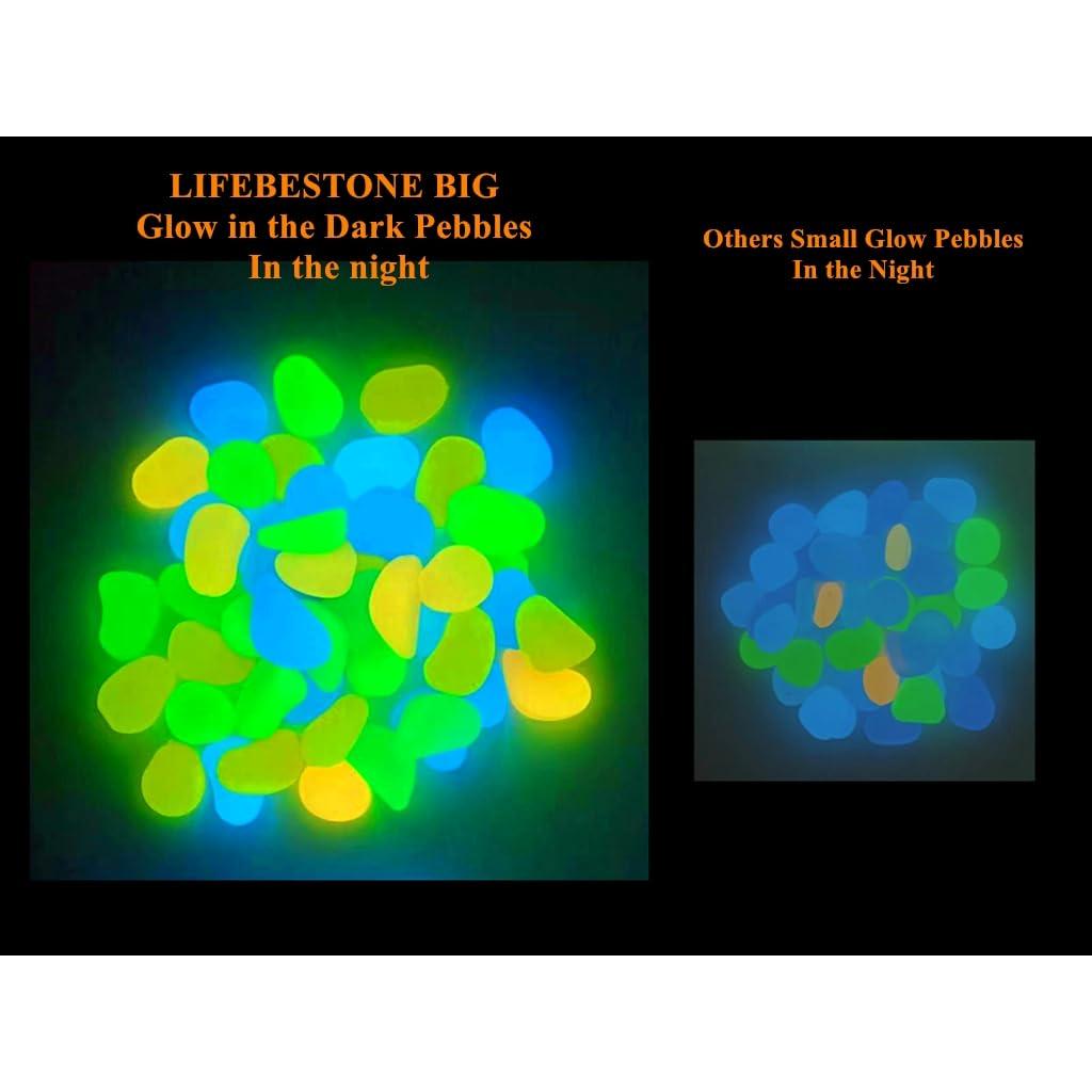 Rocas Brillantes Multicolor LIFEBESTONE para Acuarios 150 Pcs