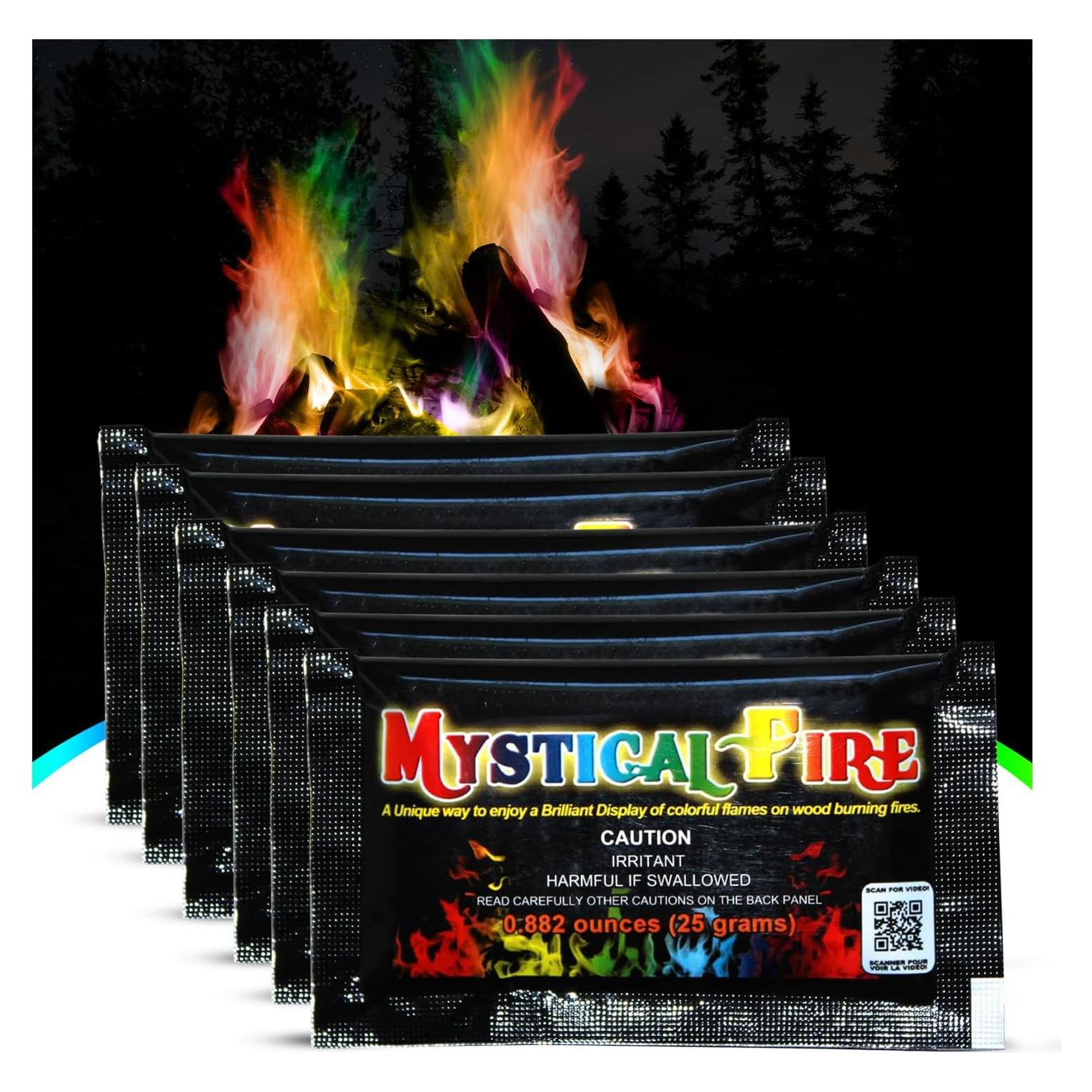 Paquete de 50 Paquetes de Fuego que Cambian de Color Mystical