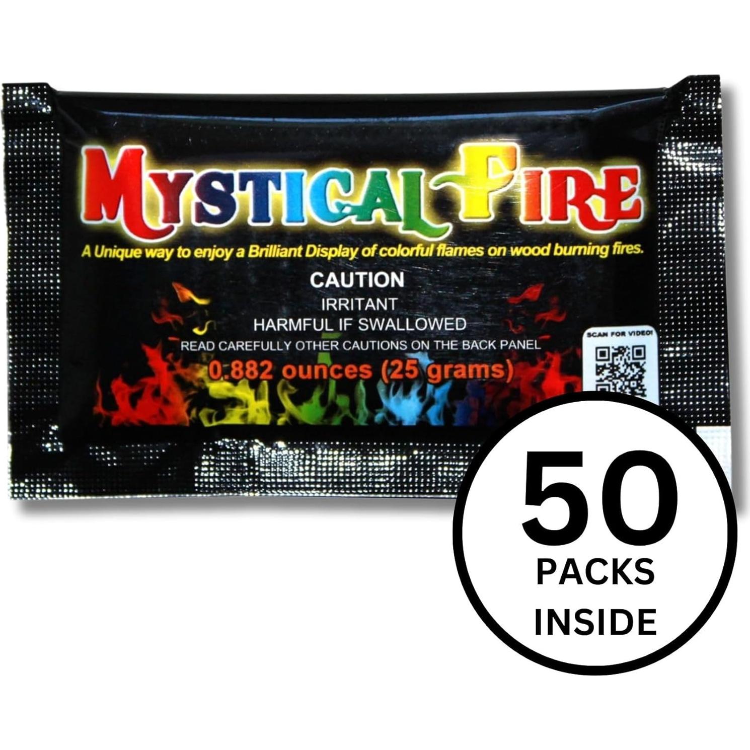 Paquete de 50 Paquetes de Fuego que Cambian de Color Mystical
