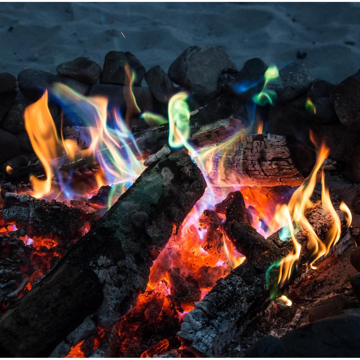 Paquete de 50 Paquetes de Fuego que Cambian de Color Mystical