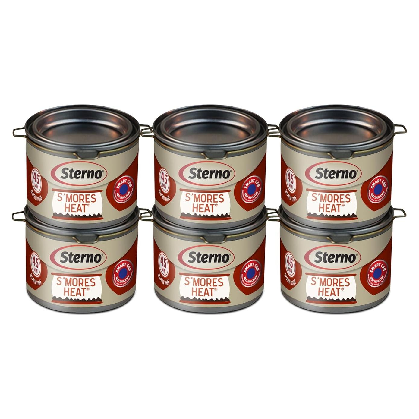 Latas de Combustible de Etanol Sterno S'mores - Paquete de 6