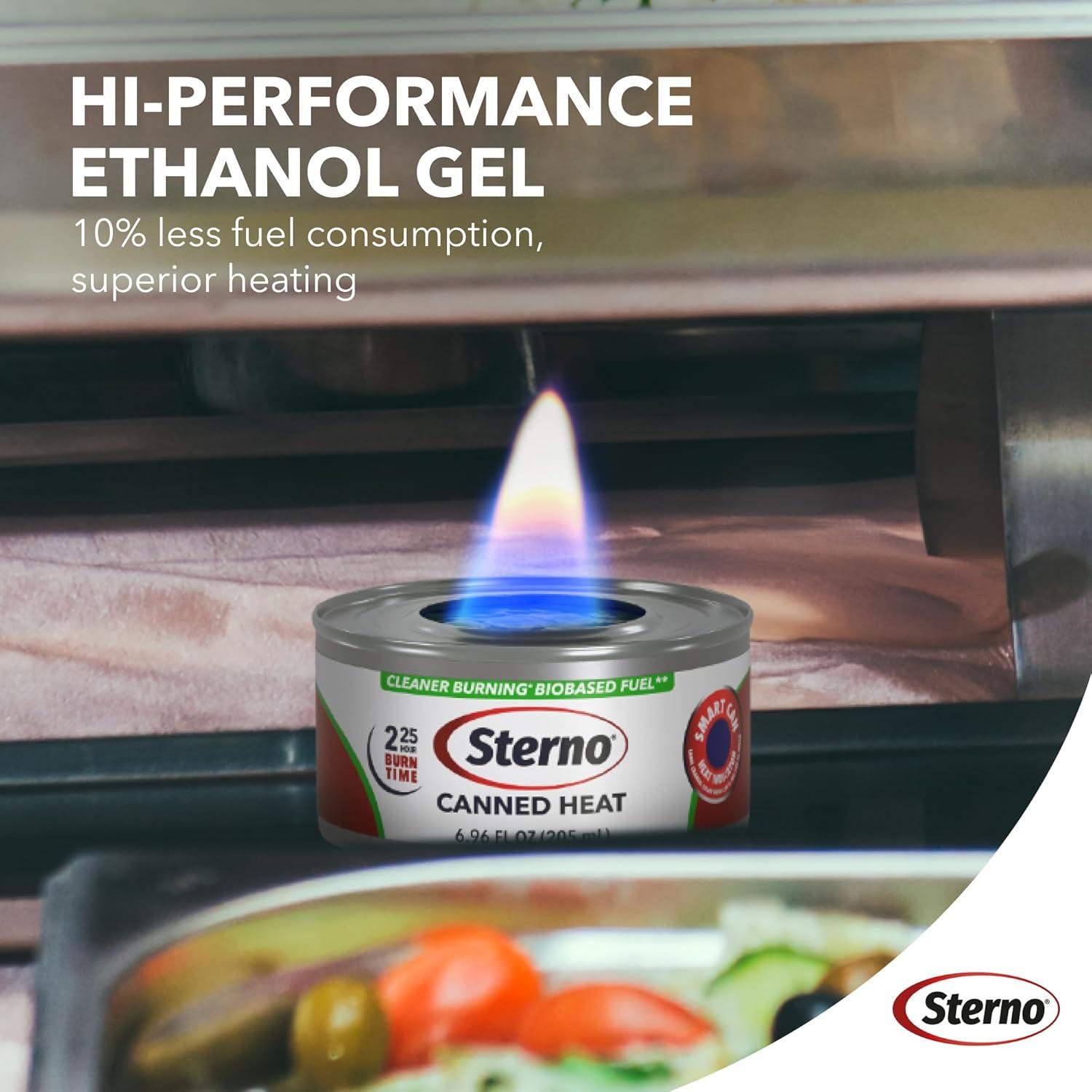 Latas de Combustible Sterno - 2.25 Horas - Paquete de 12