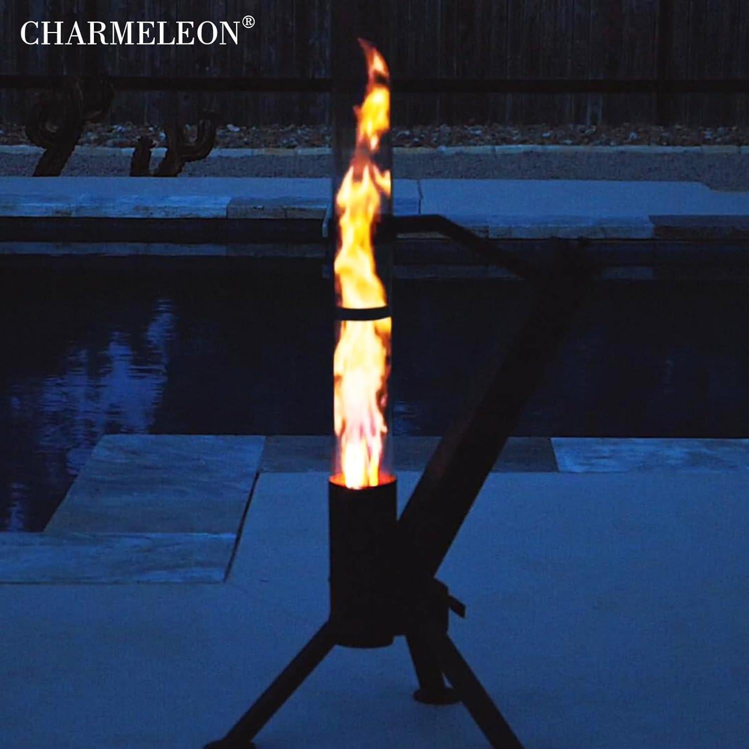 Estufa de Pellets CHARMELEON WMHL01-2 Negra Mate 5.44kg