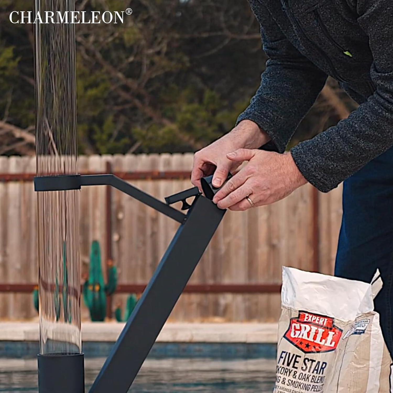 Estufa de Pellets CHARMELEON WMHL01-2 Negra Mate 5.44kg