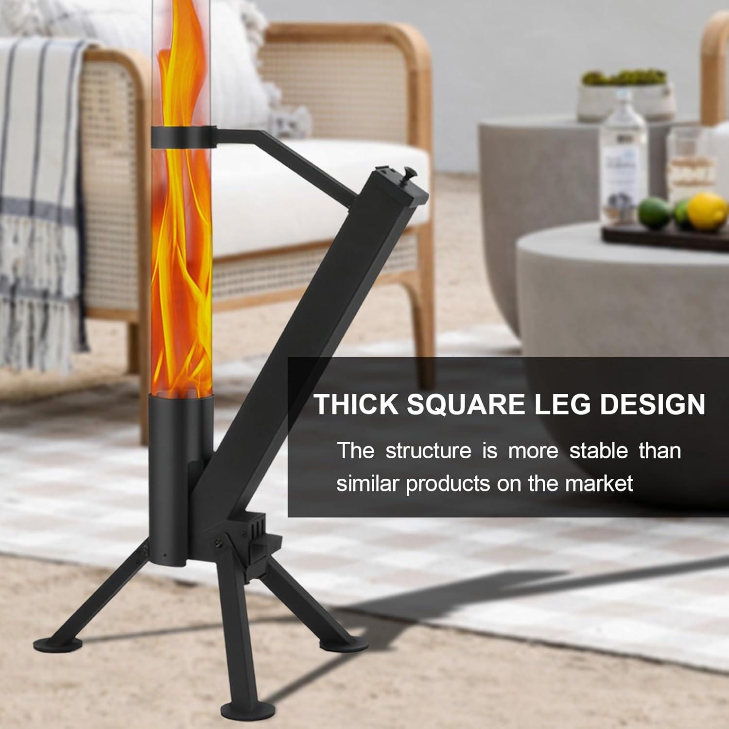 Estufa de Pellets CHARMELEON WMHL01-2 Negra Mate 5.44kg