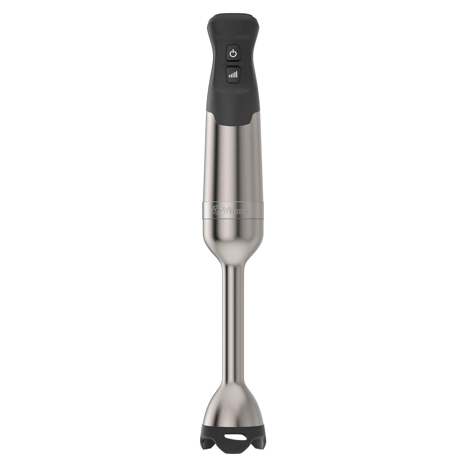 5-Speed Immersion Blender, Professional-Grade Hand Blender with 625-Watt Motor and Stainless-Steel Blade, Stainless Steel/Black