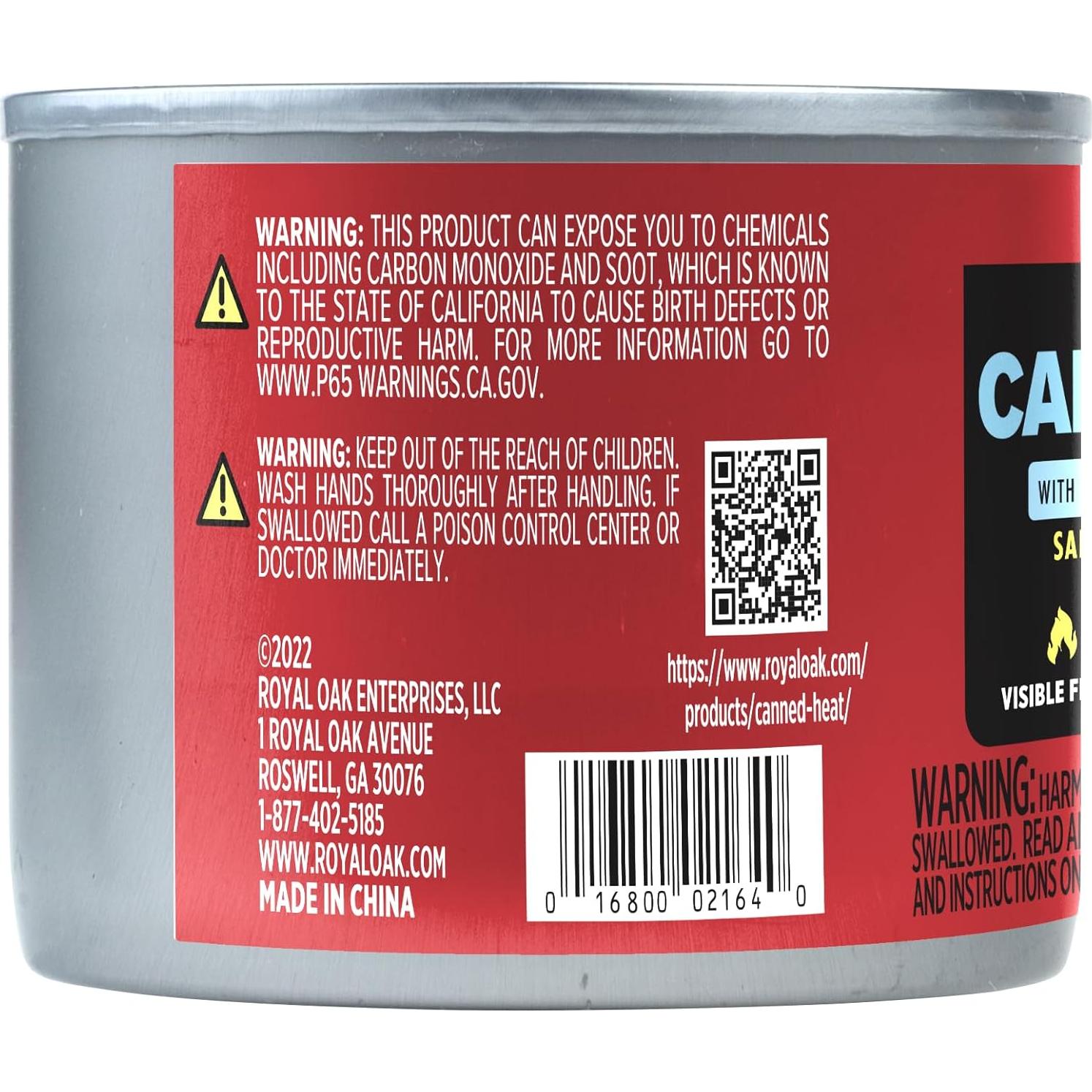 Royal Oak Calor en Lata 12 Unidades 2 Horas Reutilizable