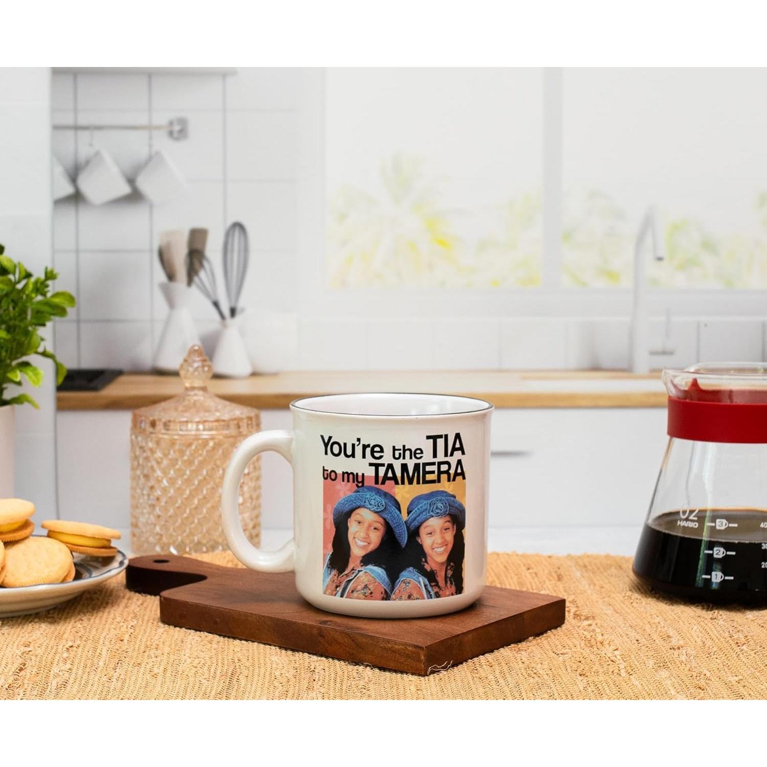 Taza camper cerámica Silver Buffalo Sister Sister 591 ml