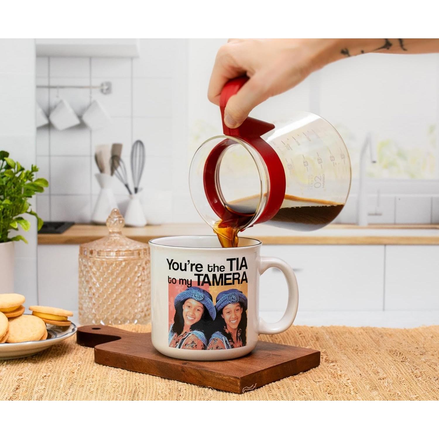 Taza camper cerámica Silver Buffalo Sister Sister 591 ml