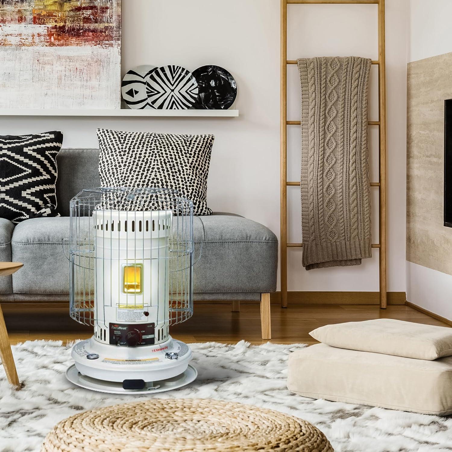 Calentador de queroseno HeatMate HMC-23K 23,500 BTU Blanco