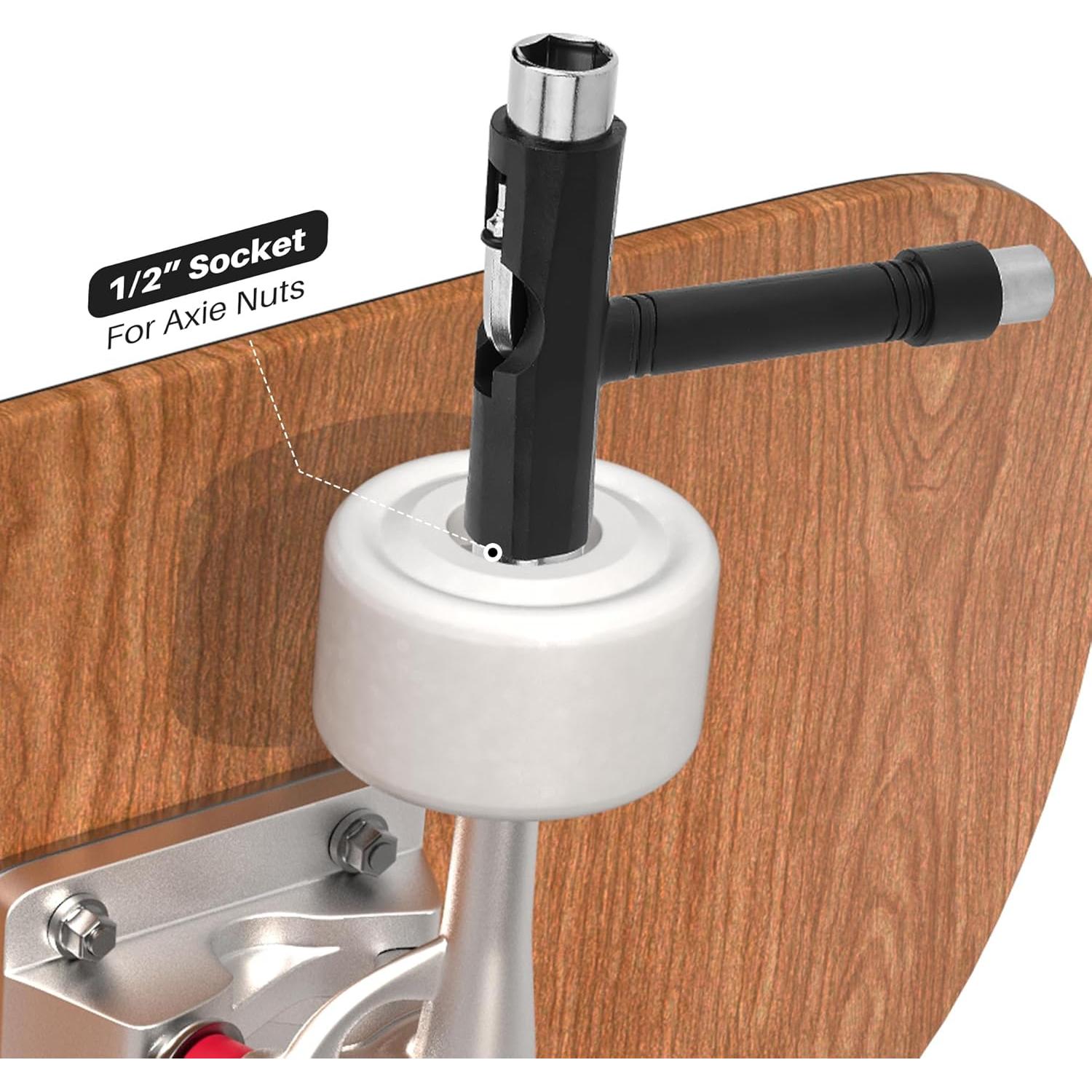 Llave multifuncional para patineta OAOJUBR HB001, 2 en 1