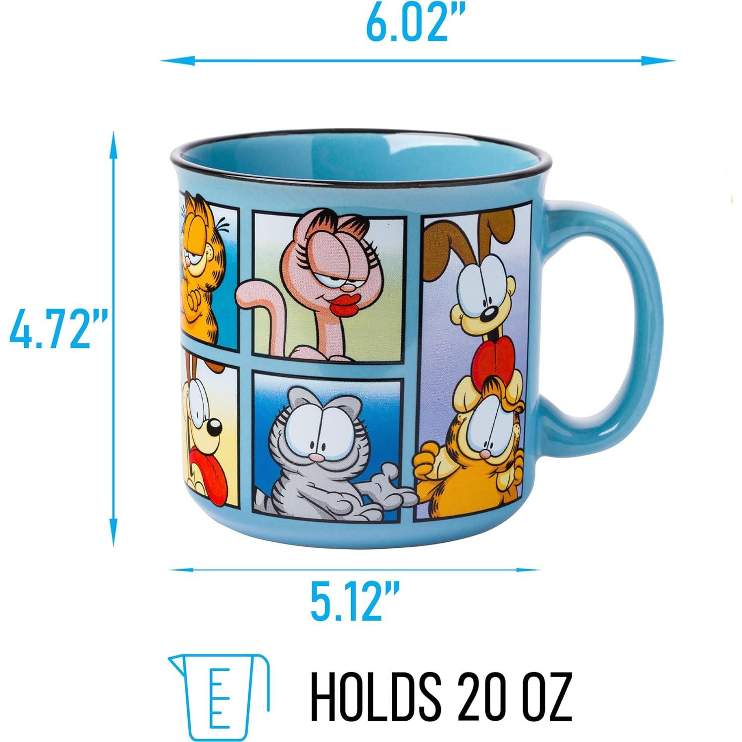 Taza de Cerámica Silver Buffalo Garfield 591 ml Colorida