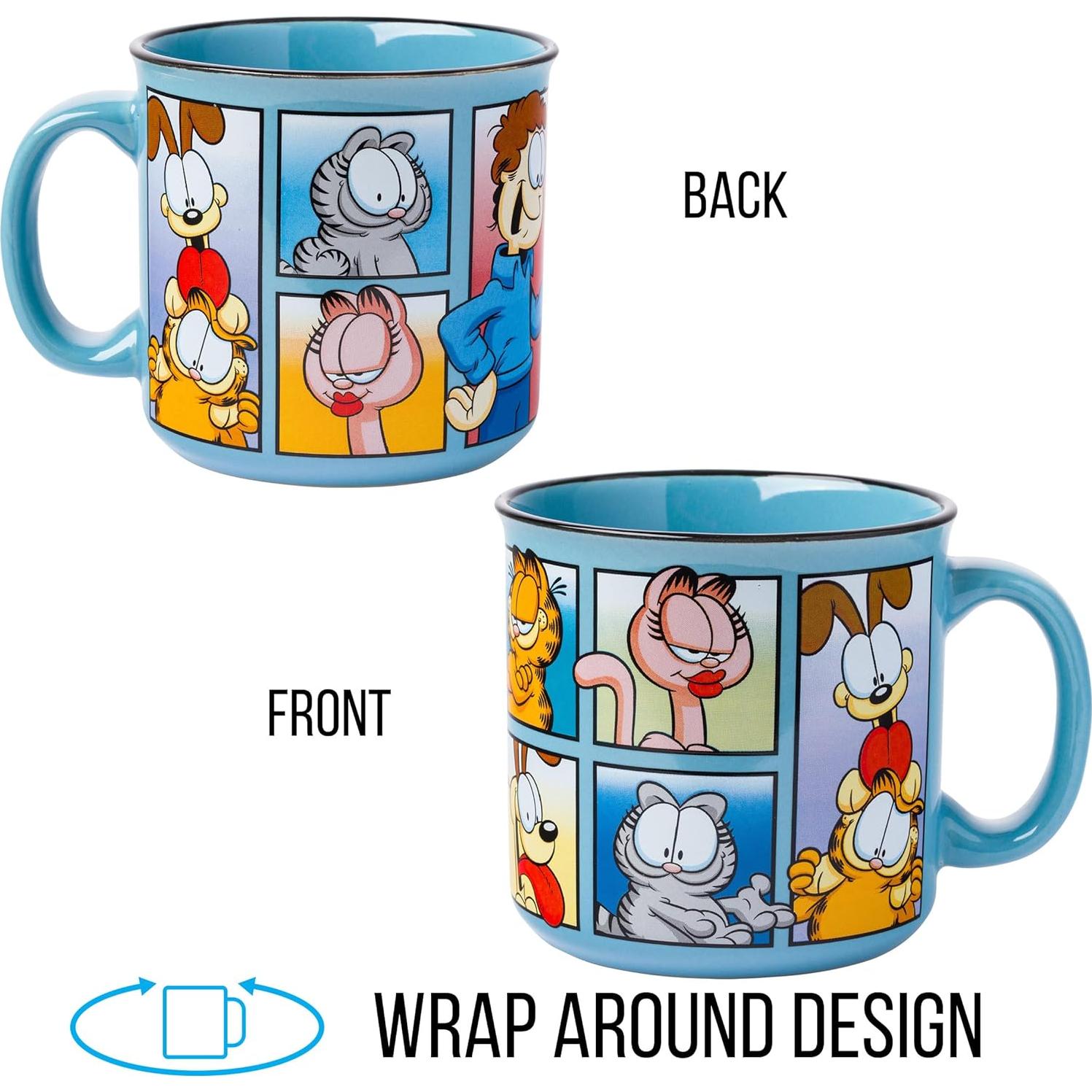 Taza de Cerámica Silver Buffalo Garfield 591 ml Colorida