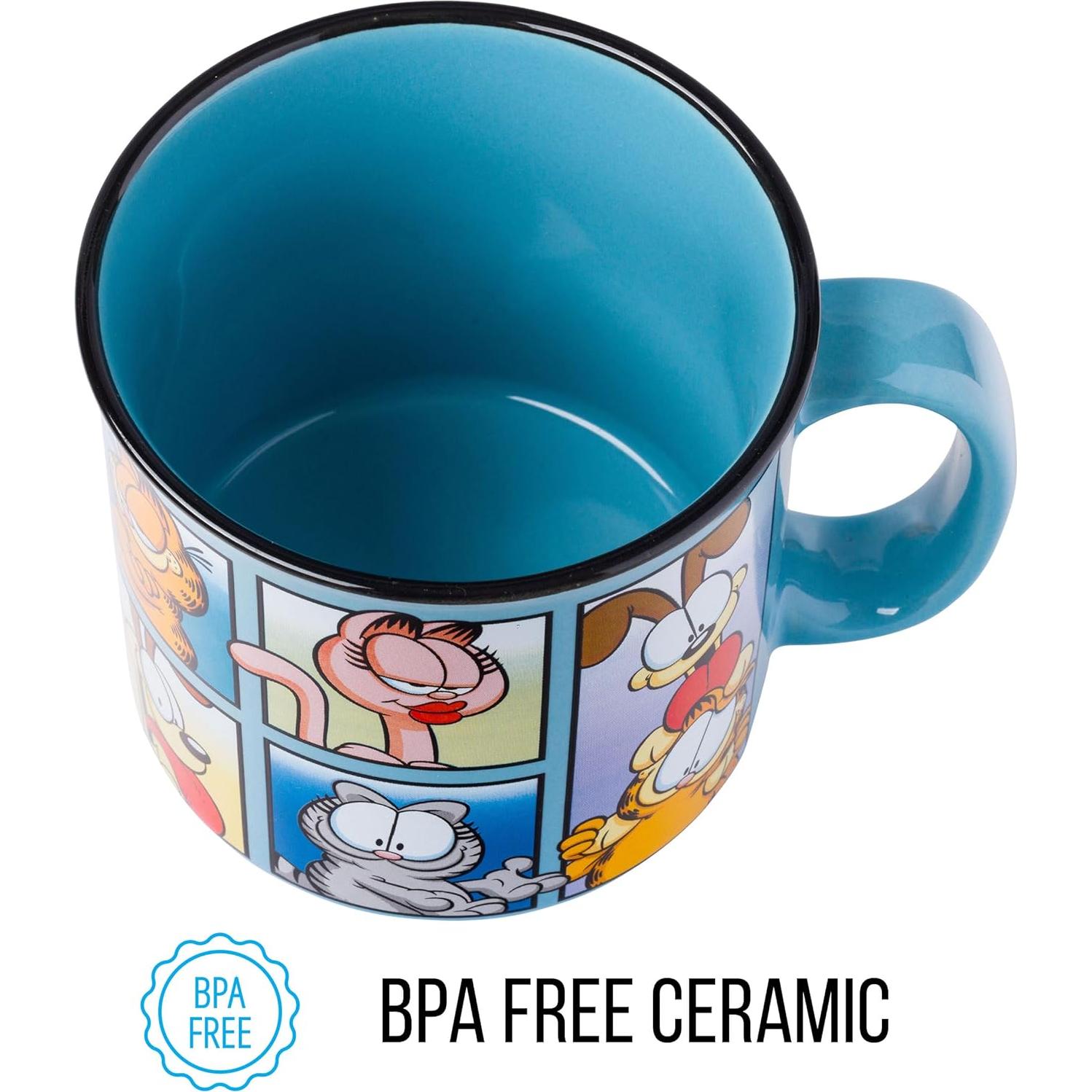 Taza de Cerámica Silver Buffalo Garfield 591 ml Colorida