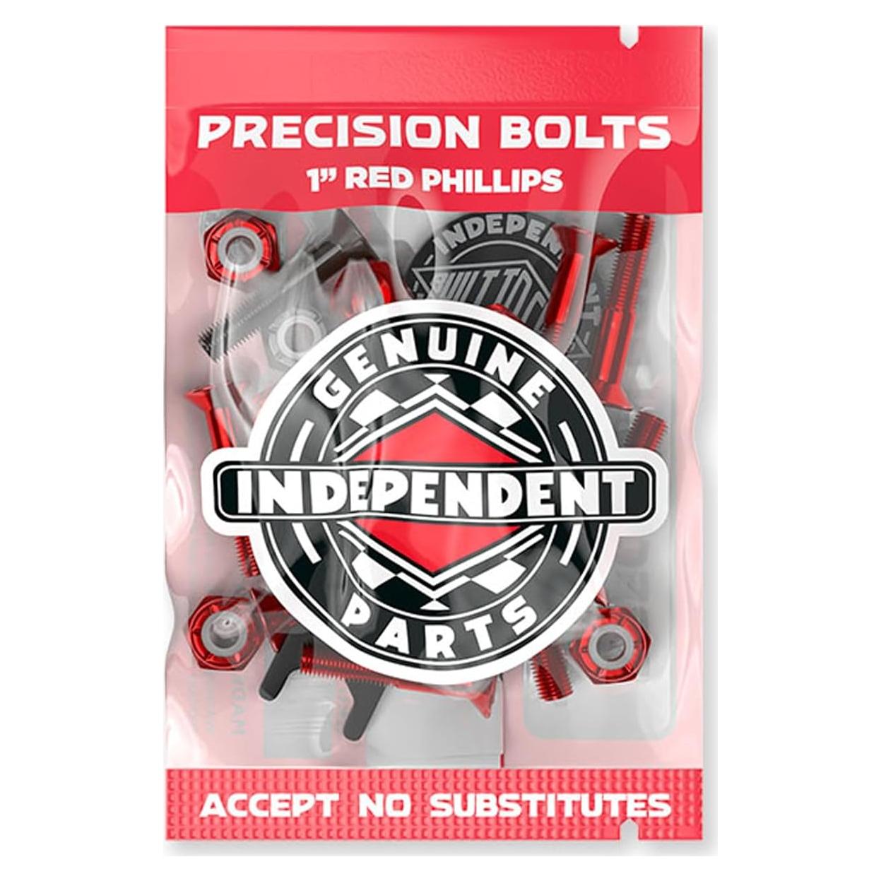 Hardware Phillips Independiente 2.54 cm Rojo/Negro