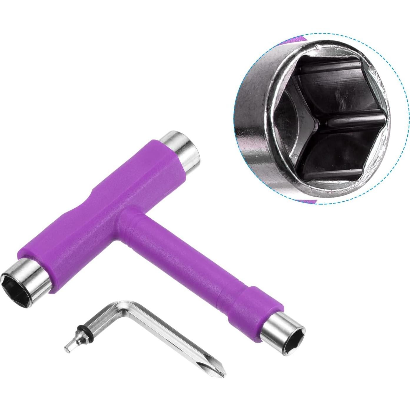 Herramienta Multifuncional para Patineta PATIKIL en T con Destornillador