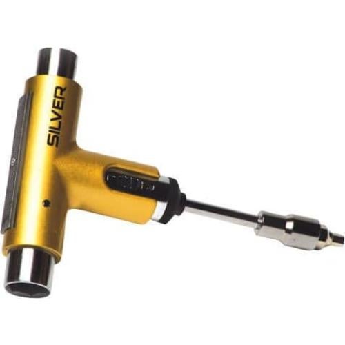 Herramienta de Patinaje Multiusos Silver Dorada Metálica