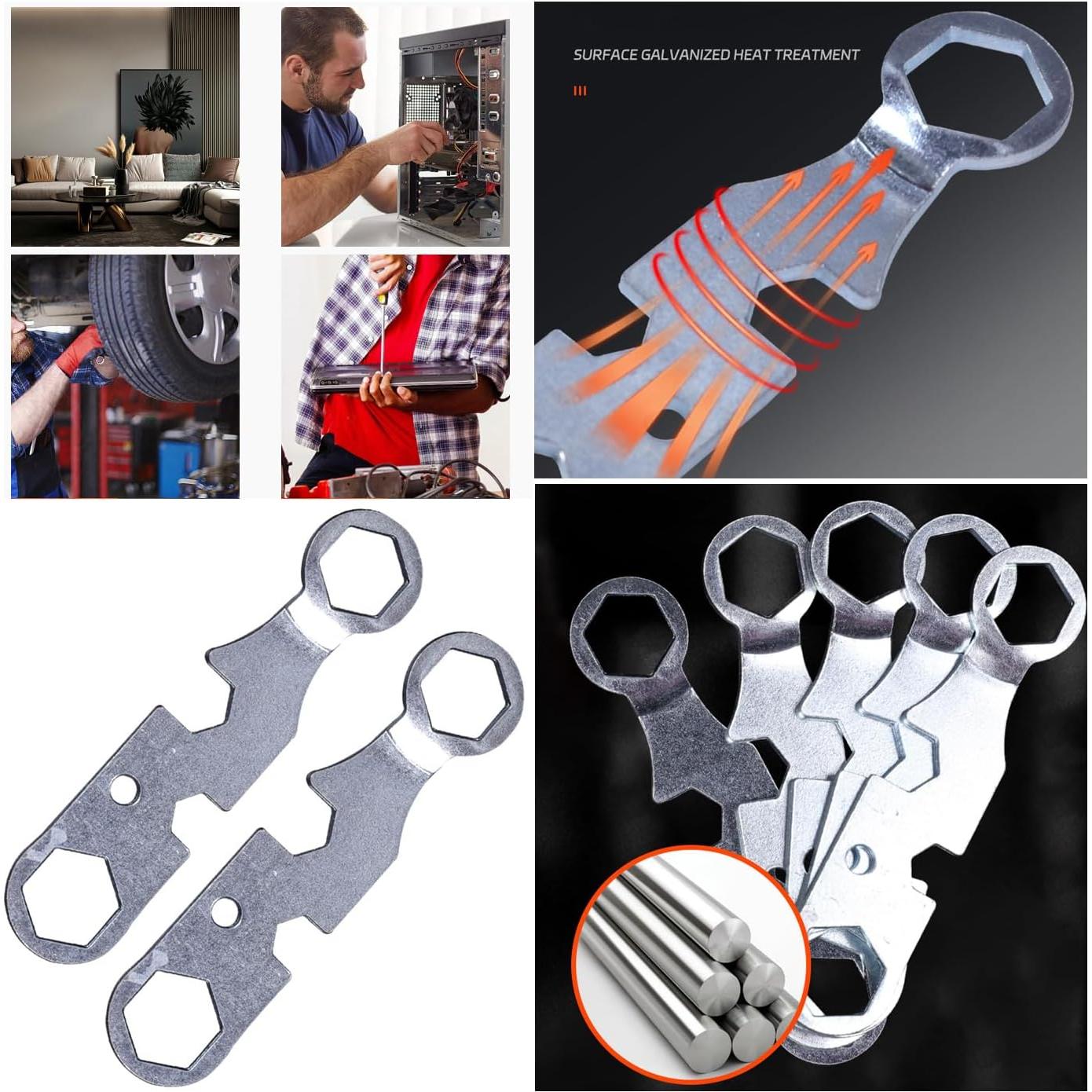 Paquete de 6 Llaves de Patineta SquEqu Universal 90mm