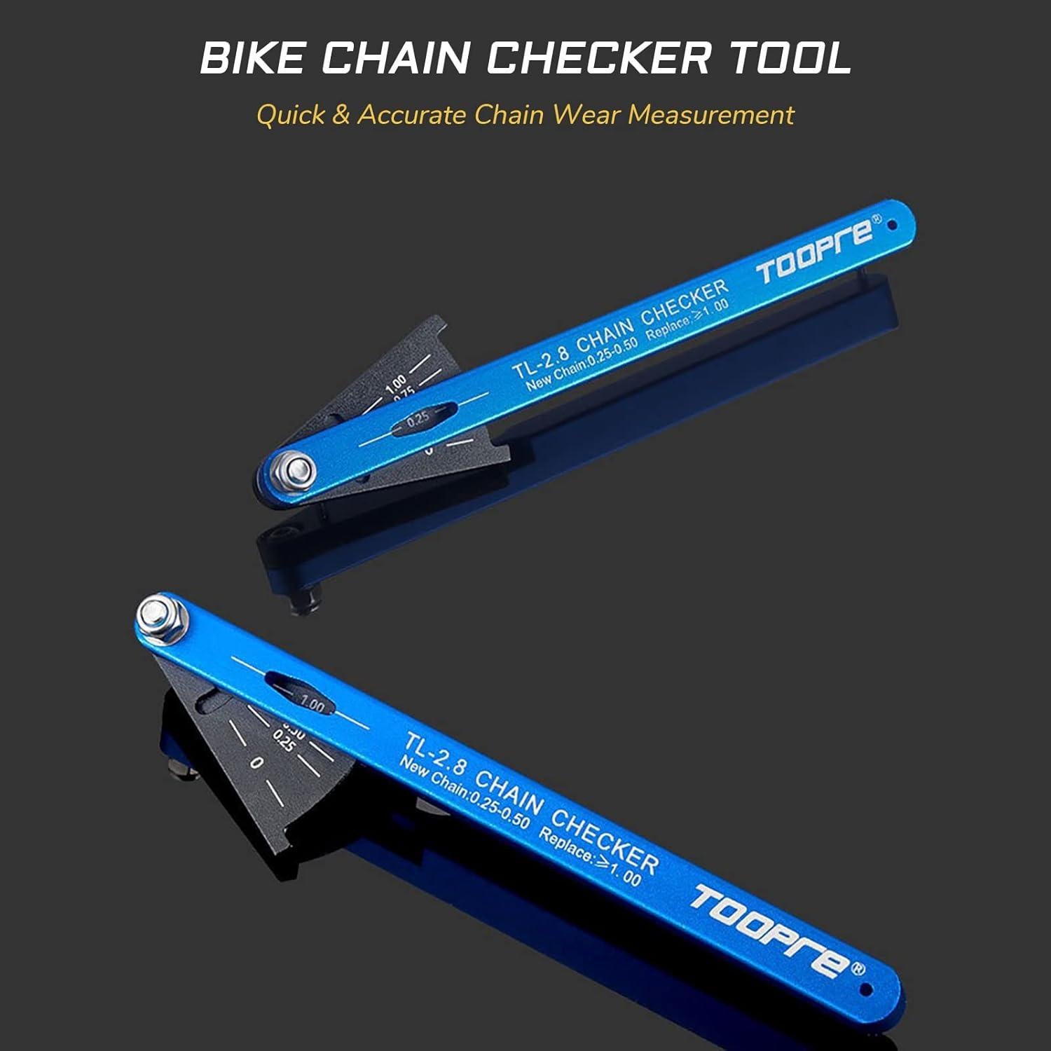 Herramienta de Comprobación de Cadena de Bicicleta KIEVODE LTMSCLQ01