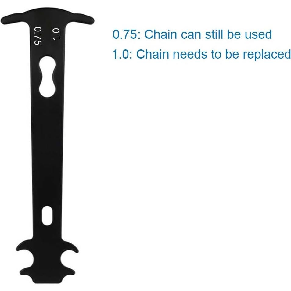 Verificador de Desgaste de Cadena de Bicicleta MMOBIEL - Negro