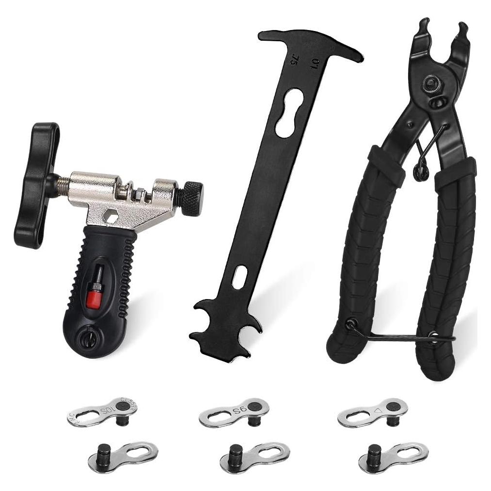 Kit de Herramientas WOTOW para Reparación de Cadenas de Bicicleta