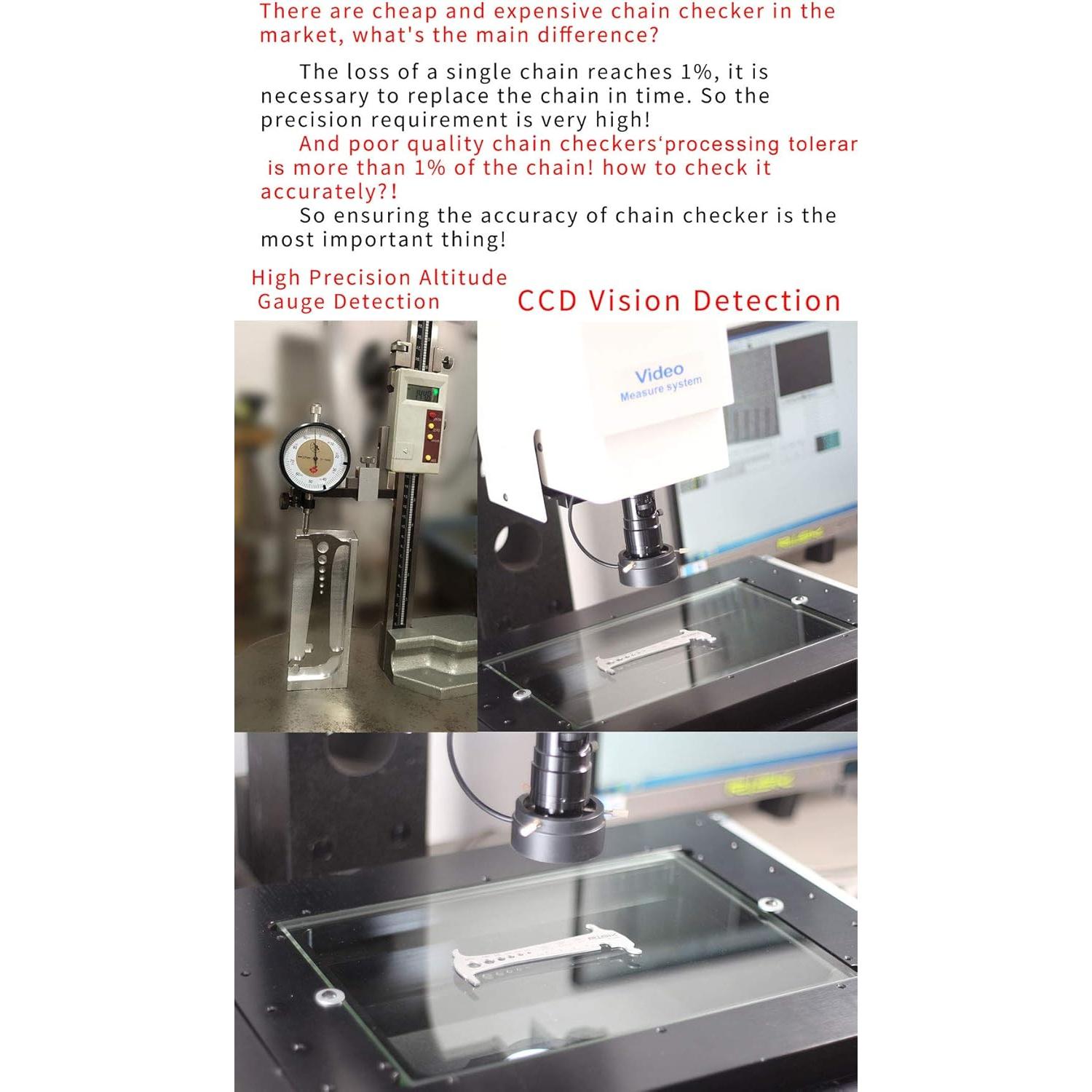 Indicador de desgaste de cadena de bicicleta TuoTu RL305 3 en 1