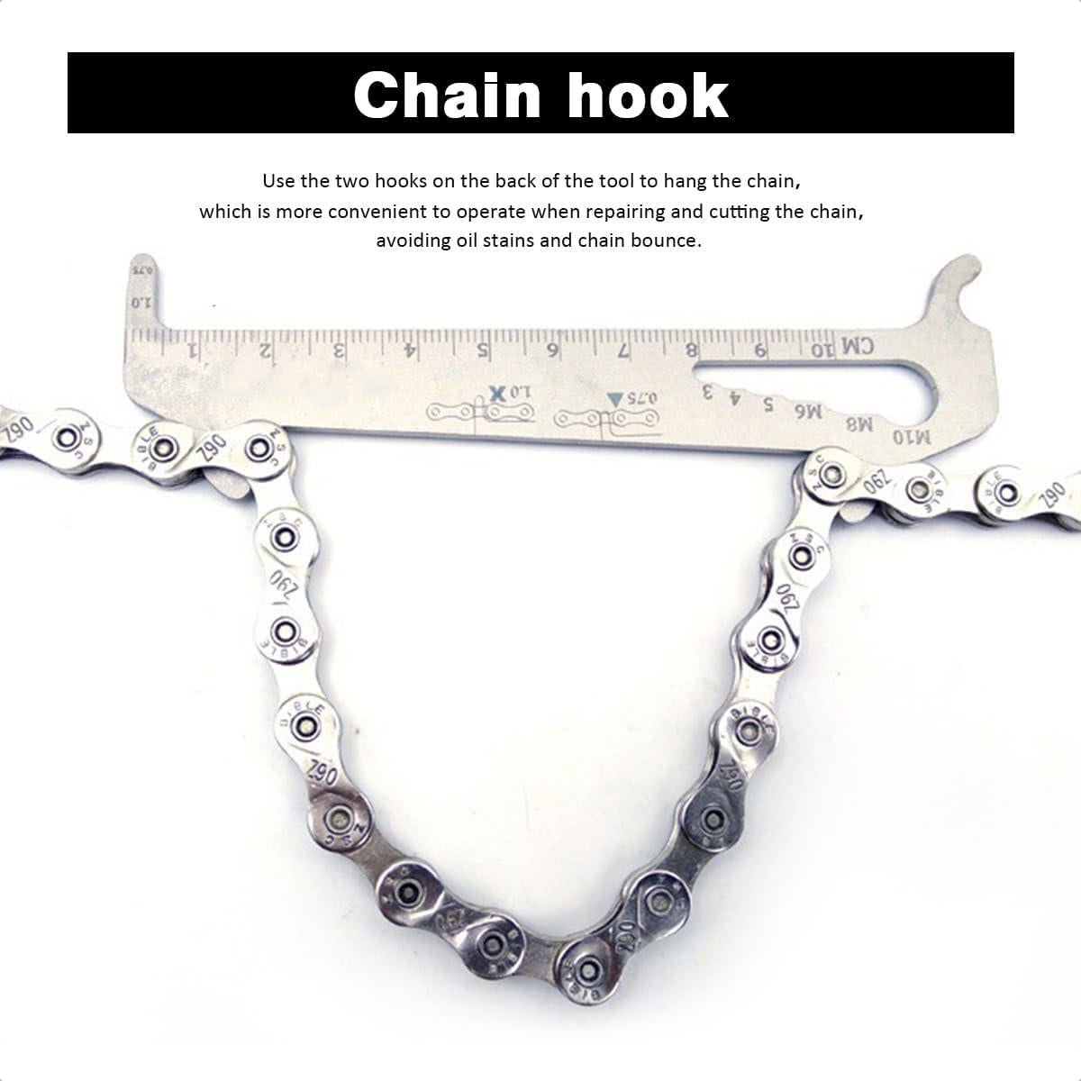 Herramienta de desgaste de cadena de bicicleta WeldingStop 4 en 1