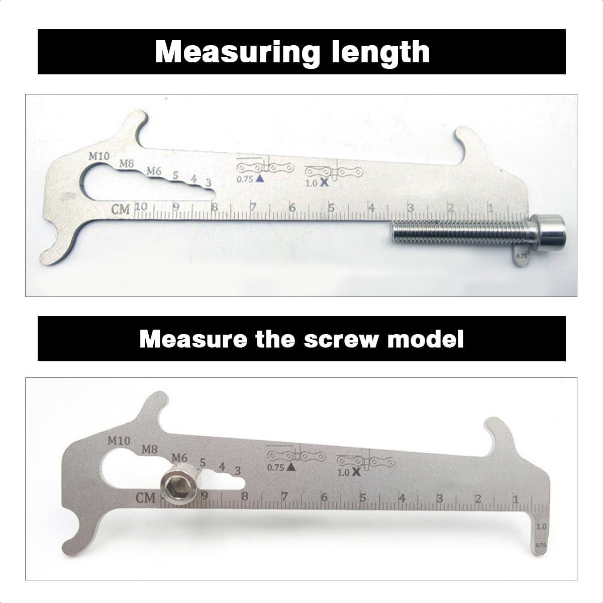 Herramienta de desgaste de cadena de bicicleta WeldingStop 4 en 1