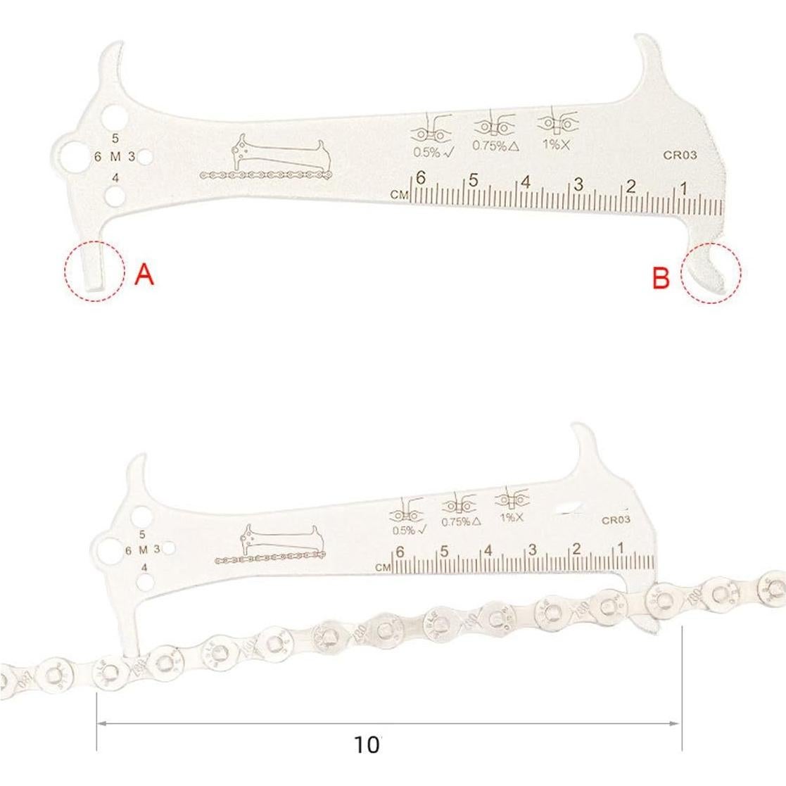Medidor de Desgaste de Cadena de Bicicleta HOUSON Acero Inoxidable