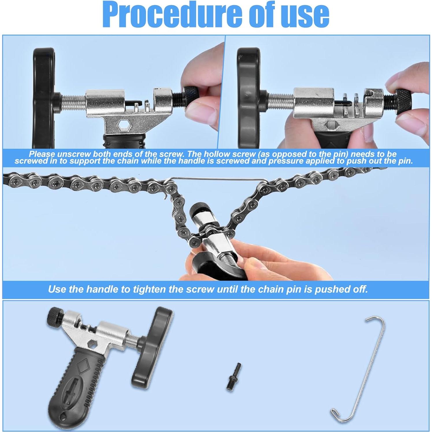 Kit de Herramientas para Cadena de Bicicleta ptiysta 001pro